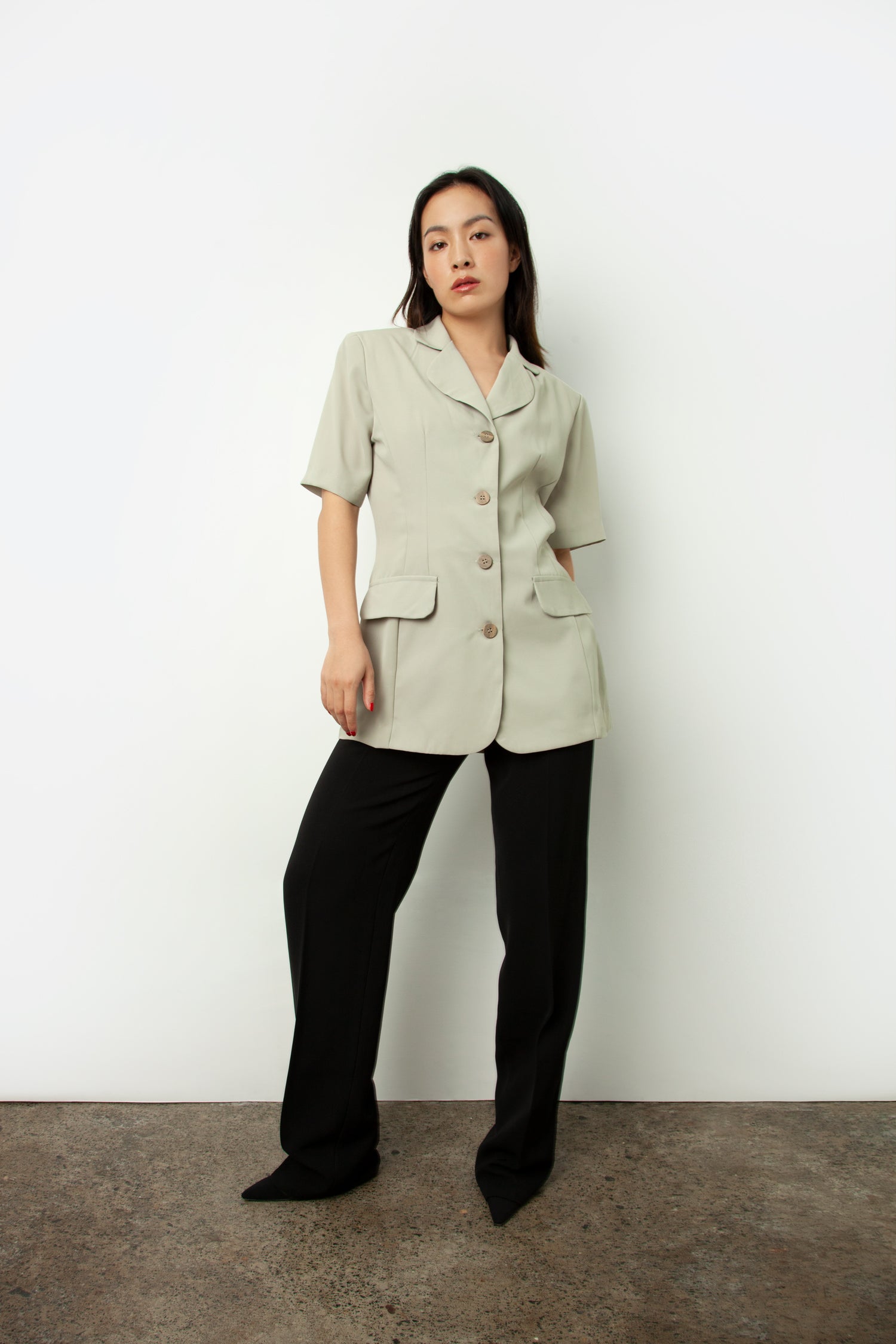 TAILORED BLOUSE