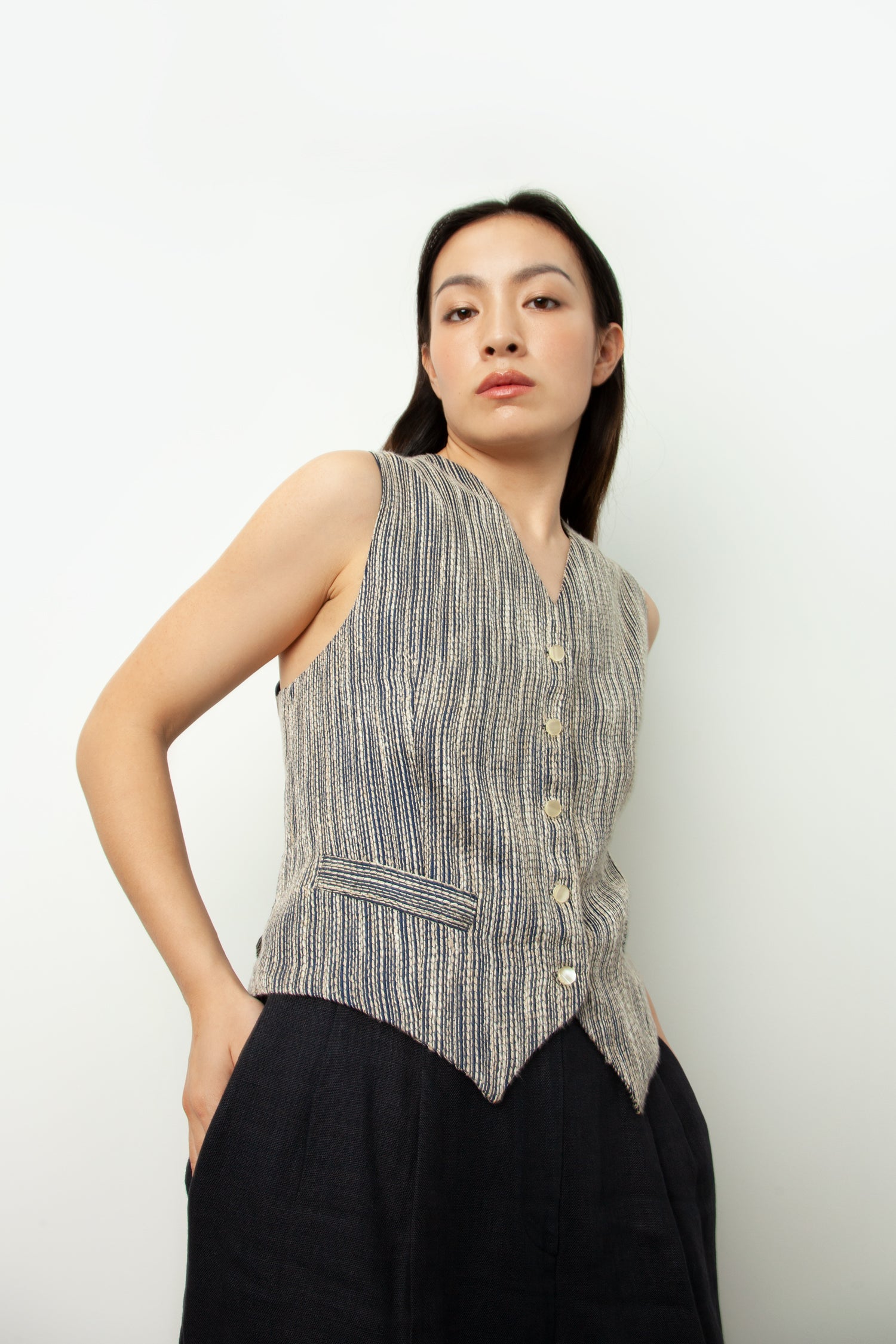 LINEN WAISTCOAT