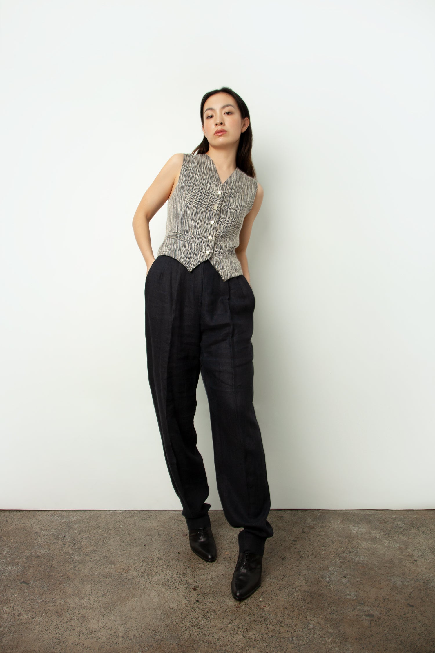 LINEN WAISTCOAT