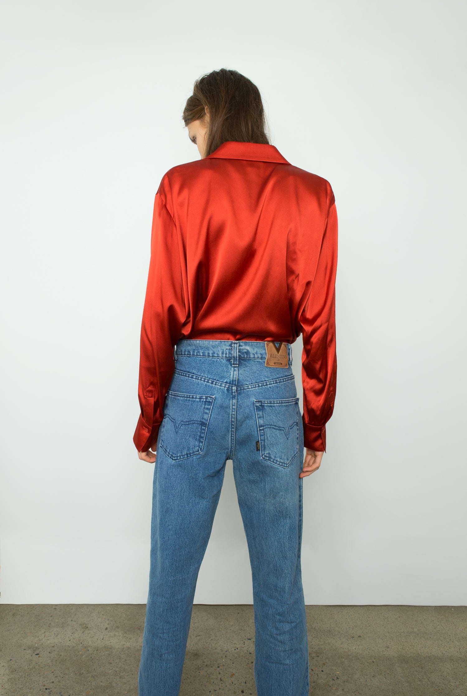 OVERSIZED SILK SHIRT