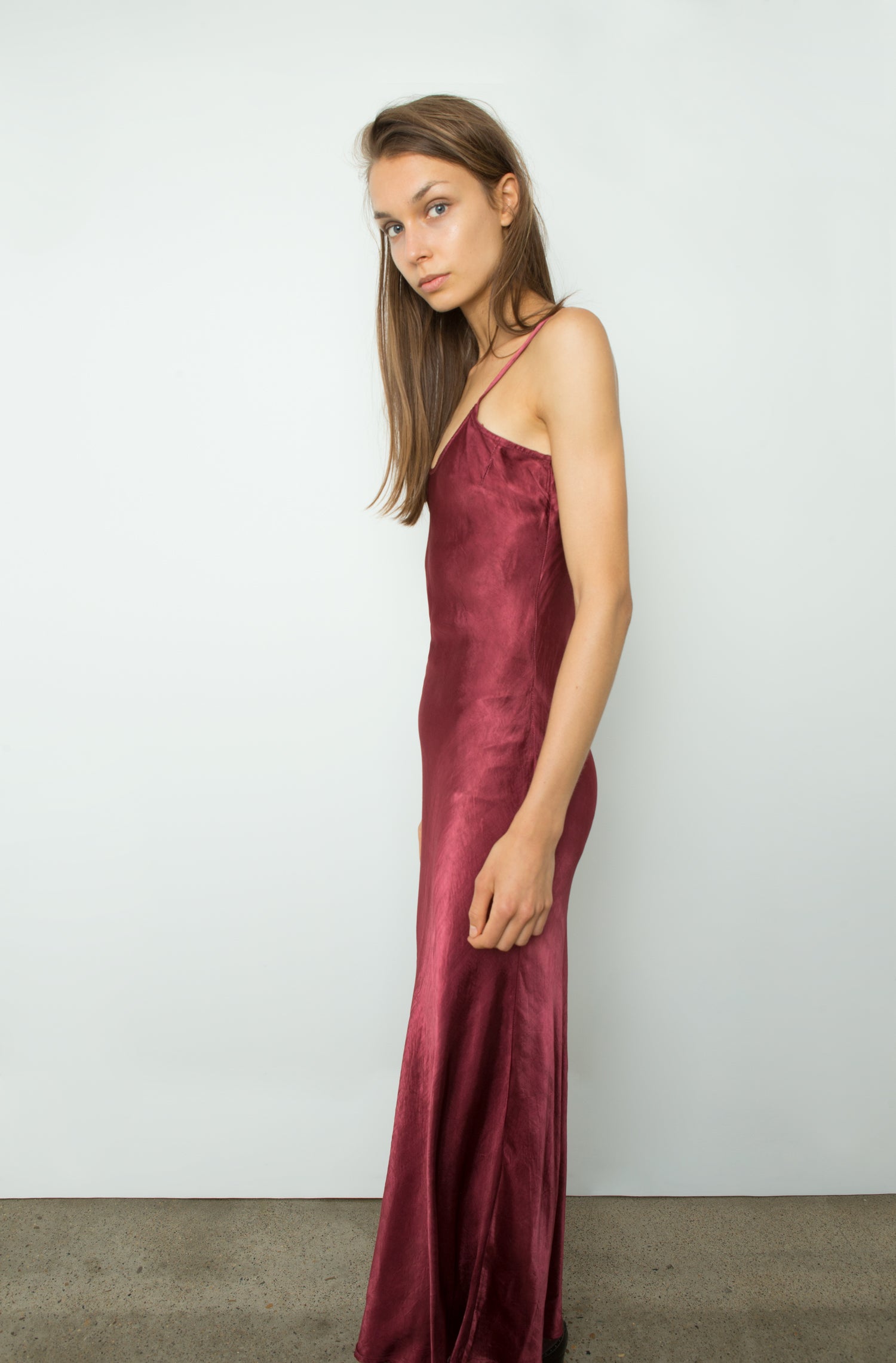 SLINKY BIAS SLIP DRESS
