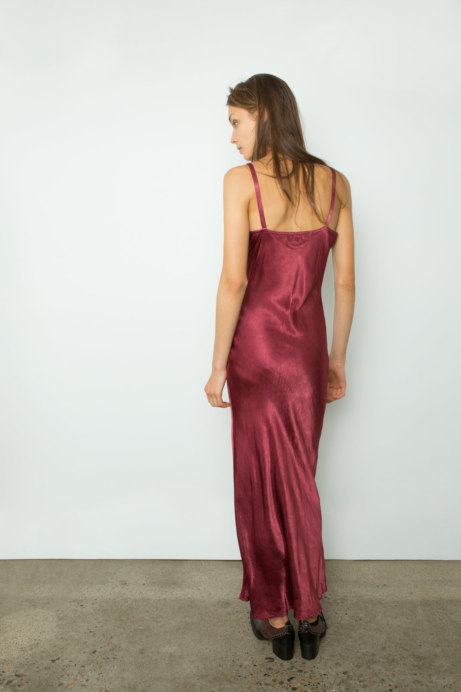 SLINKY BIAS SLIP DRESS