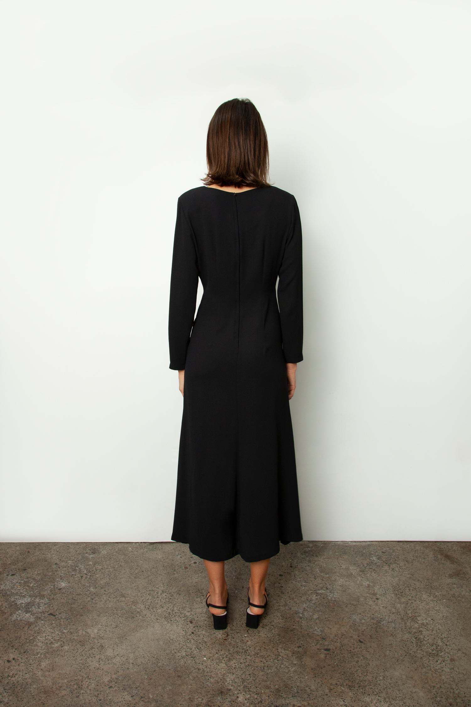 EMPIRE MIDI DRESS