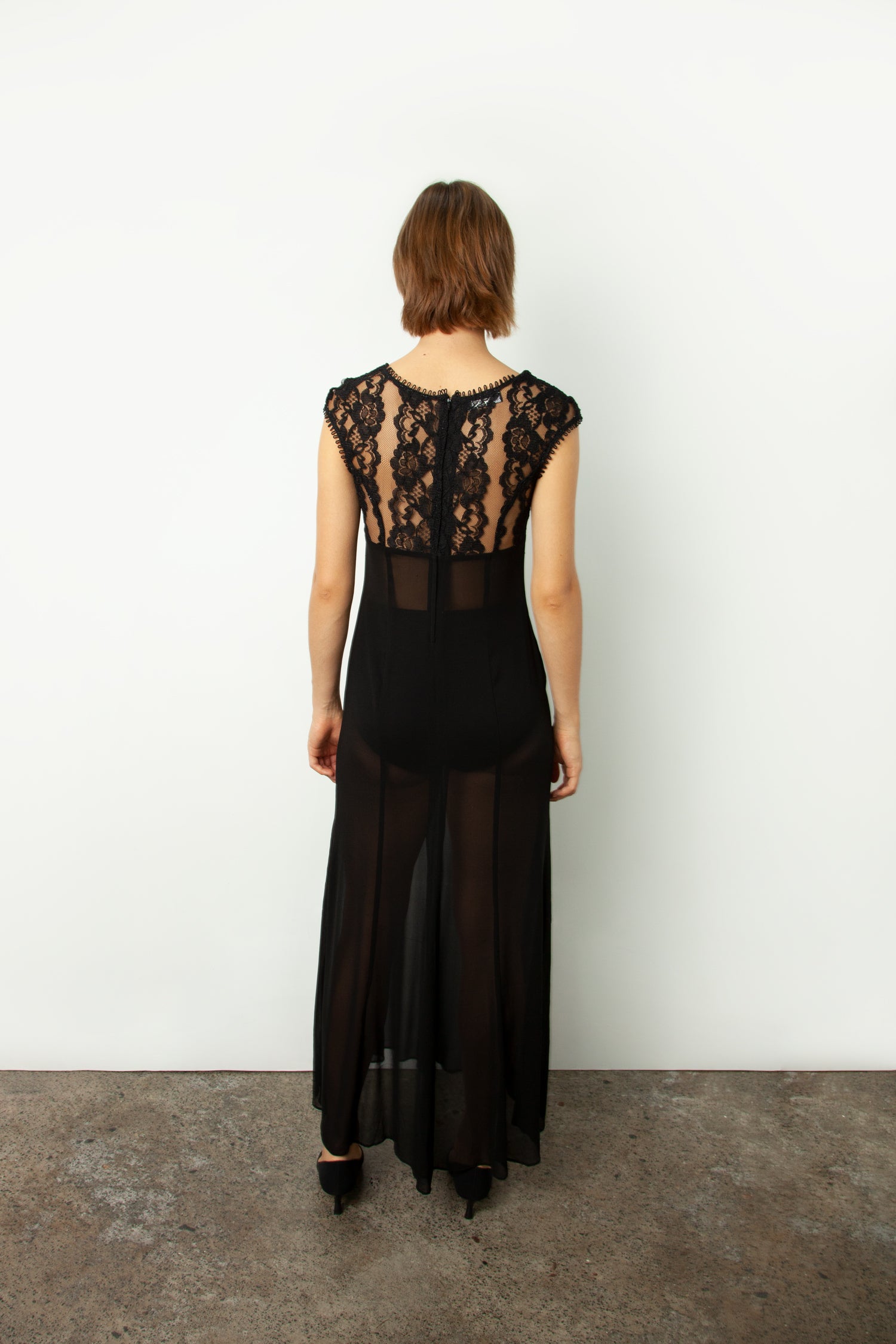SILK LACE DRESS