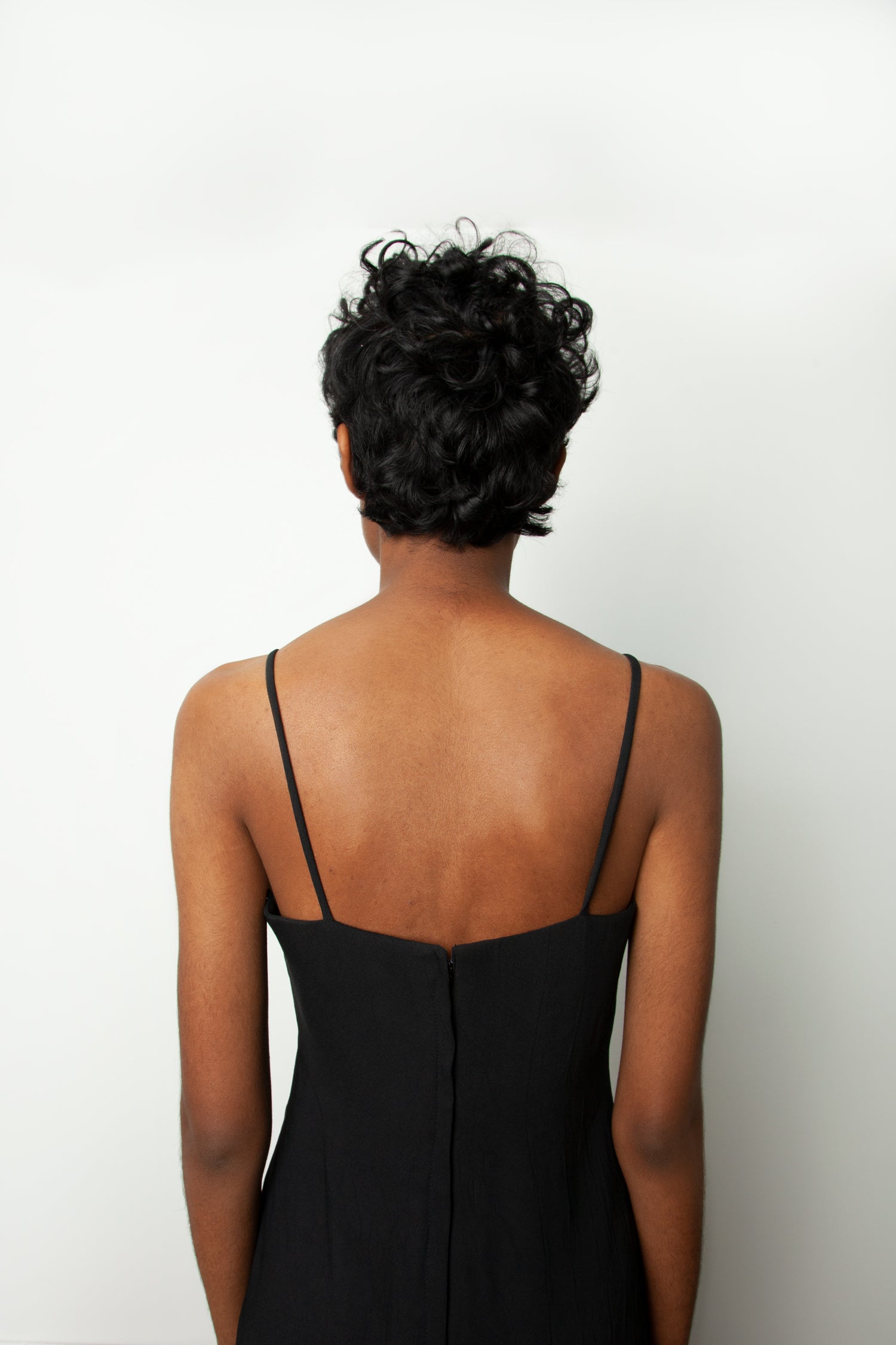 SILK TRIM SLIP DRESS