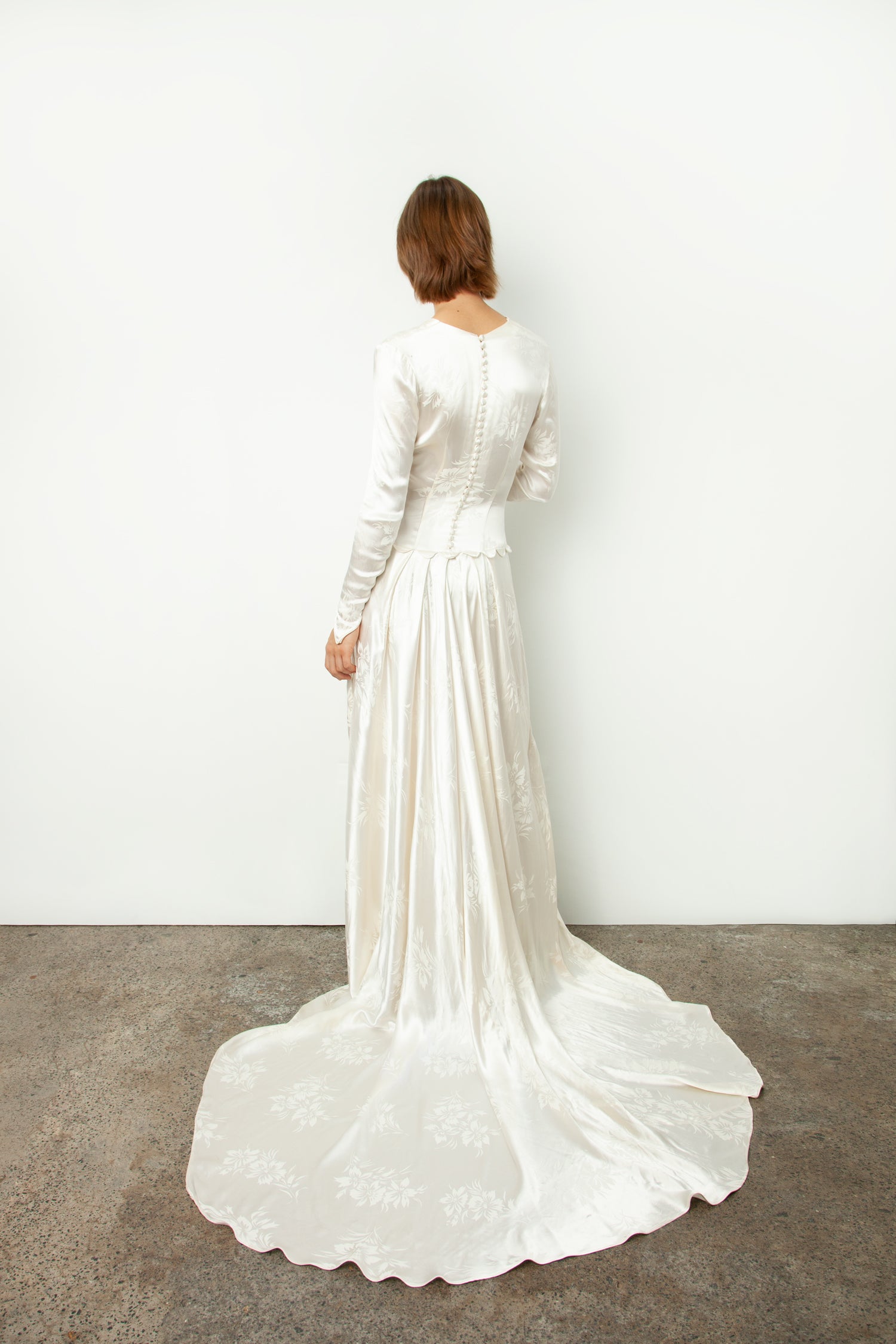 1930s WEDDING GOWN