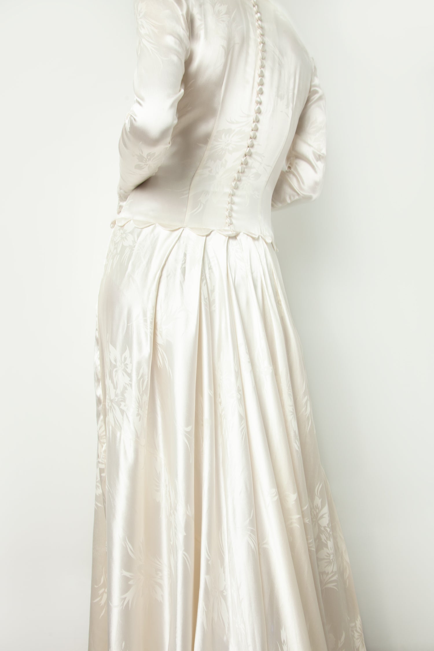 1930s WEDDING GOWN
