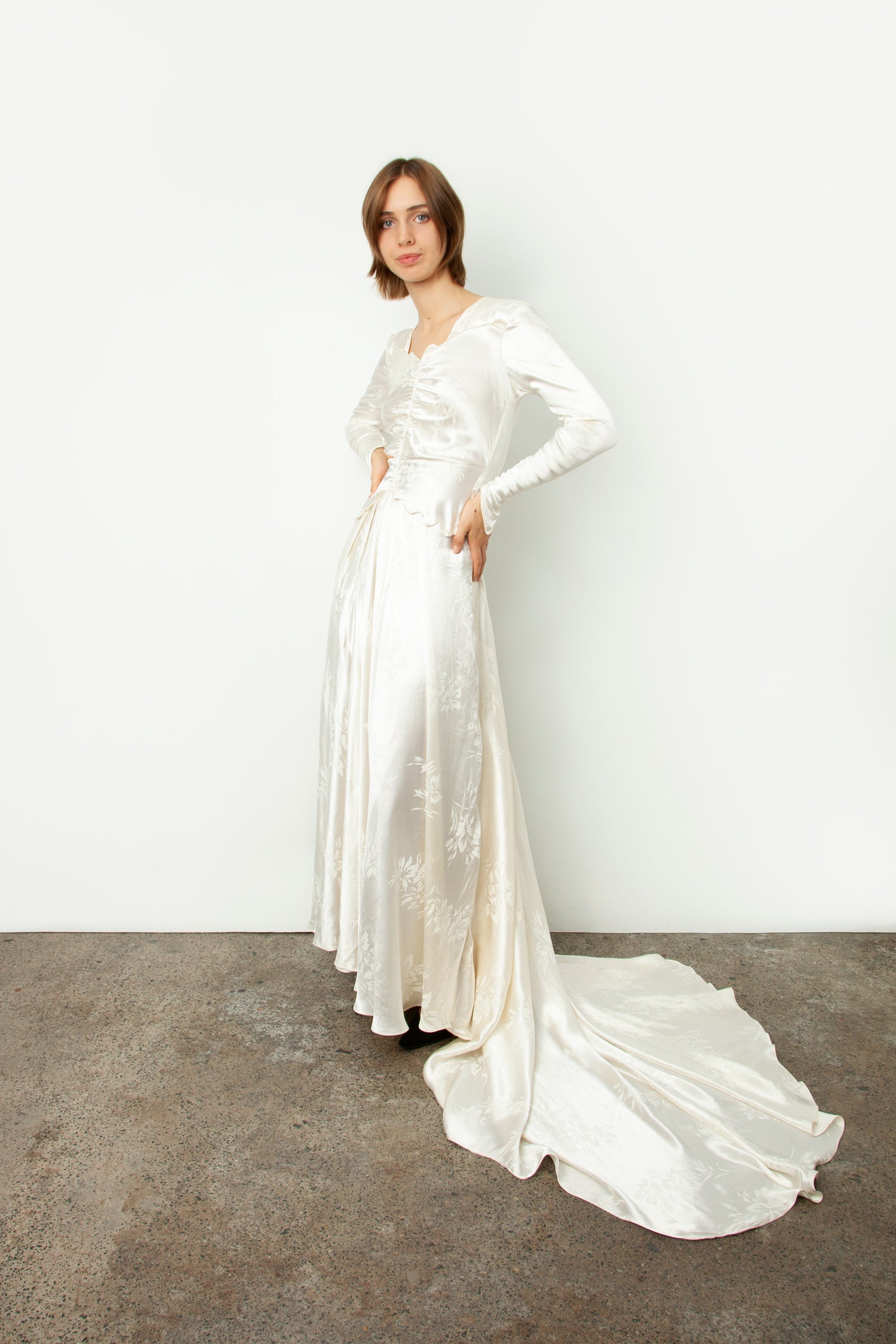 1930s WEDDING GOWN