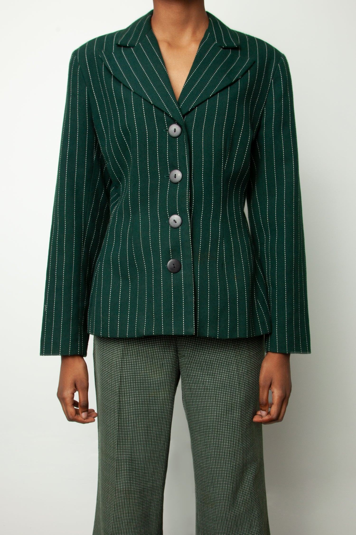 BOTTLE GREEN BLAZER