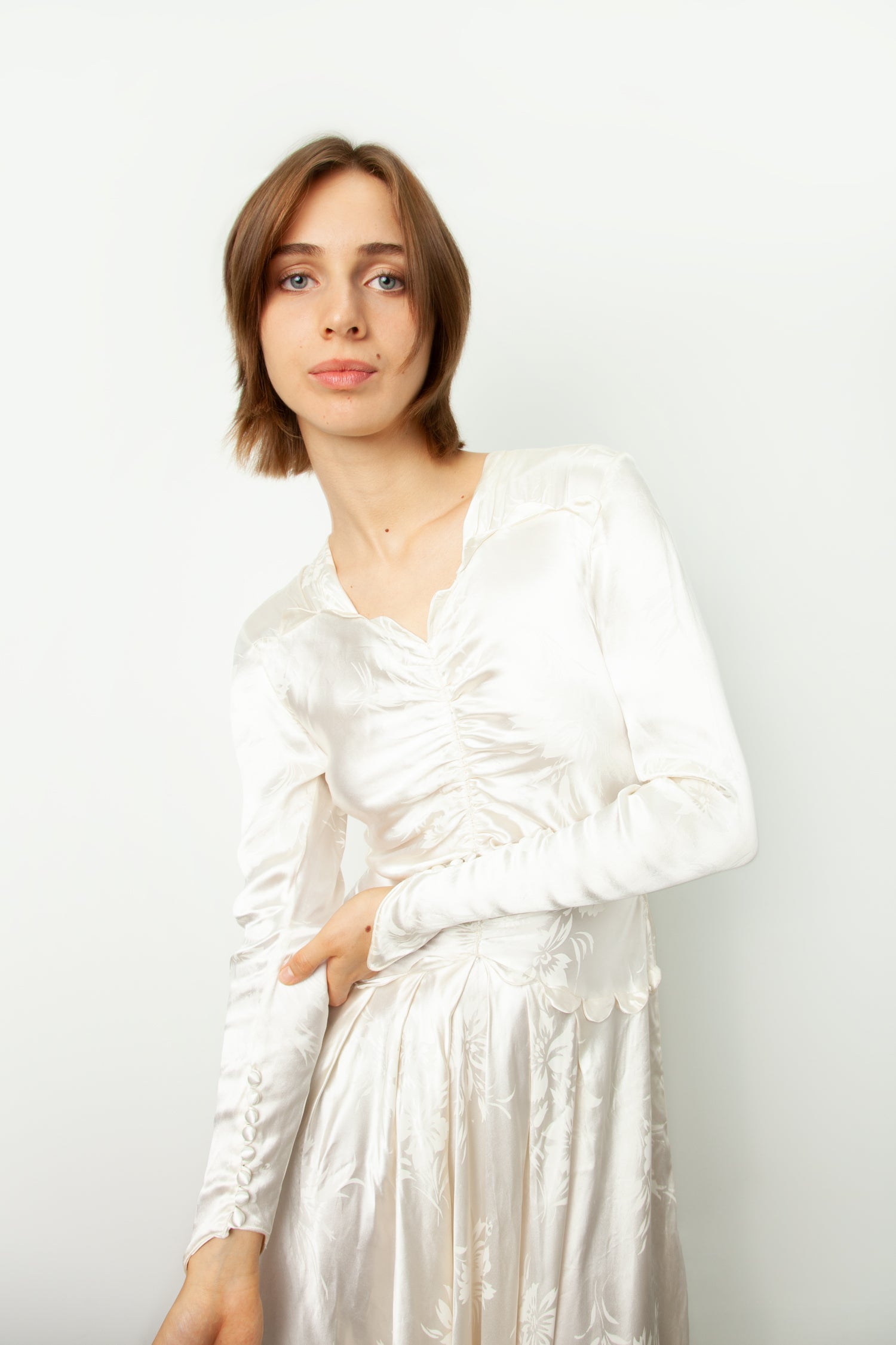 1930s WEDDING GOWN