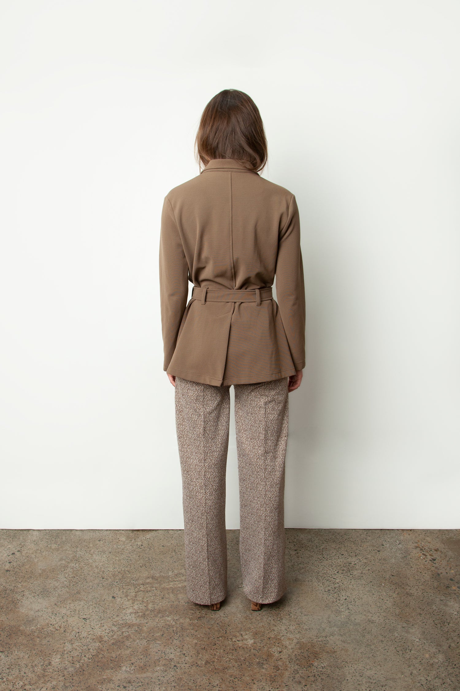 BELTED SHIRT