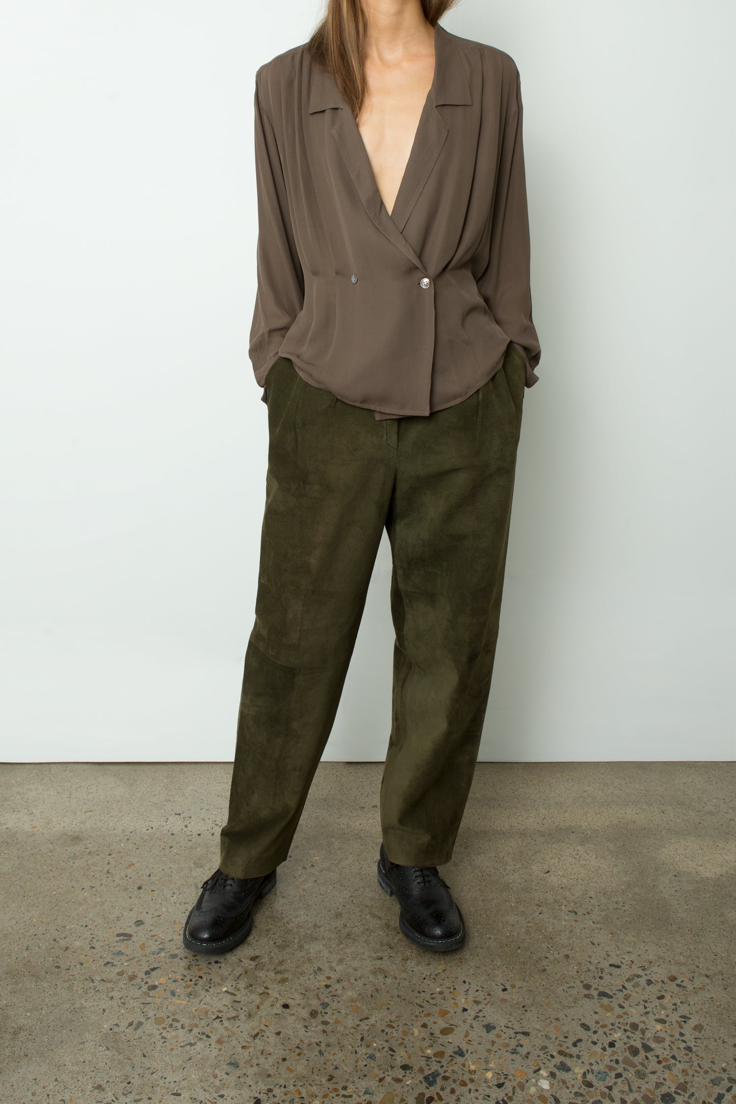 HERMES SUEDE PANT