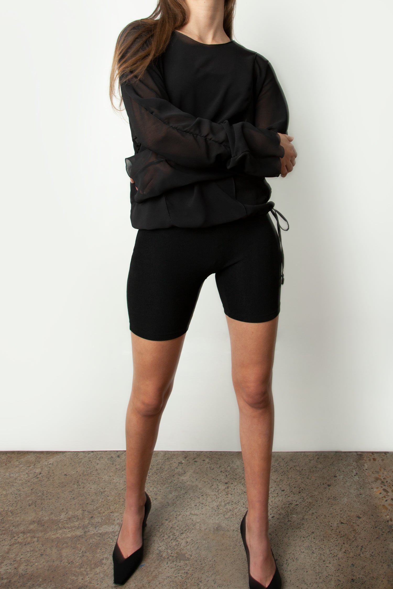 RUCHED BLOUSE