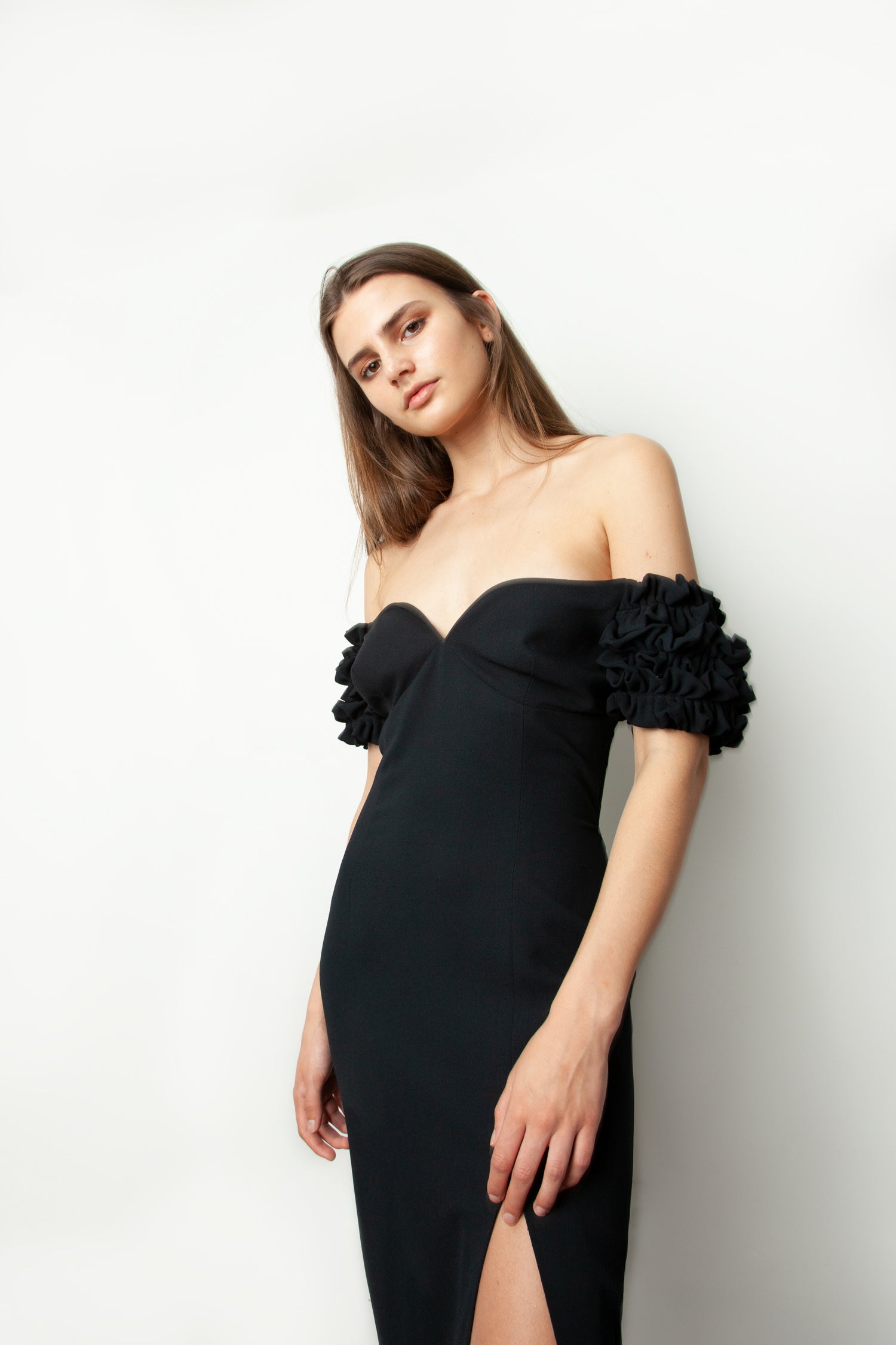 OFF-THE-SHOULDER DRESS