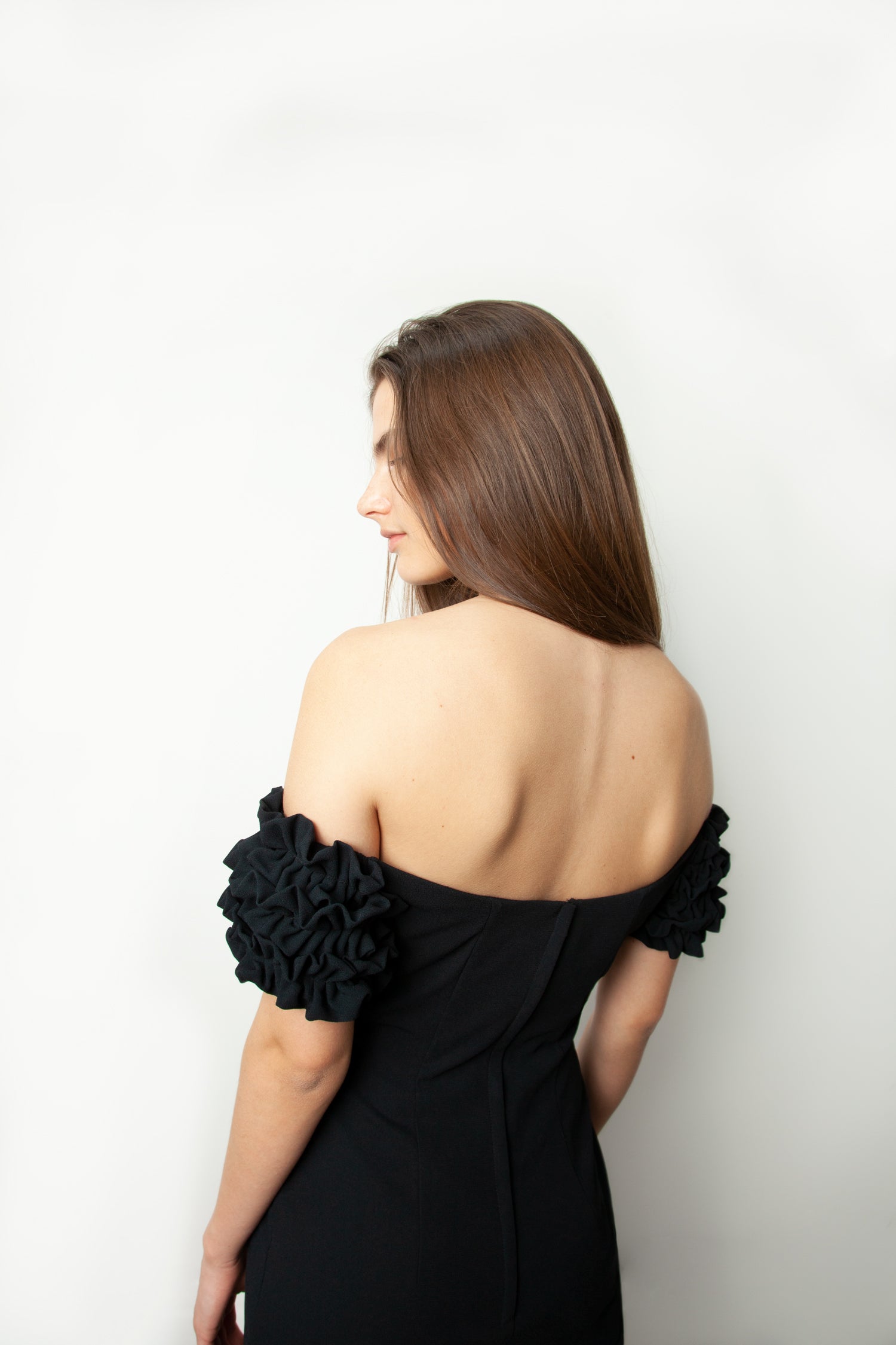 OFF-THE-SHOULDER DRESS