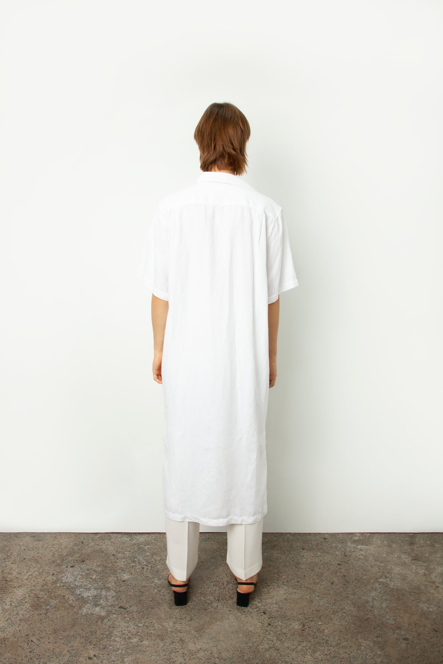 LINEN SHIRT DRESS
