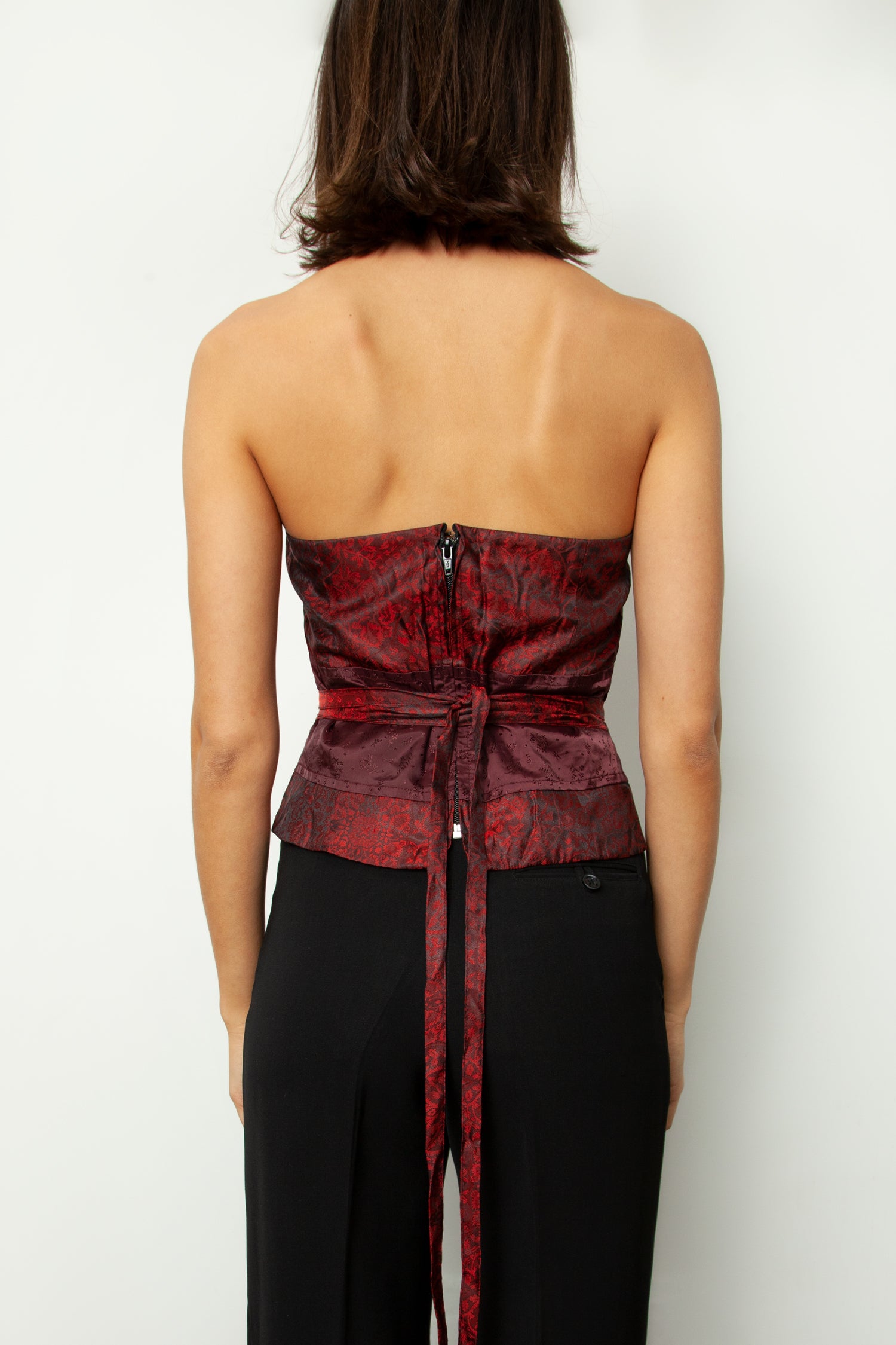 PRINTED BUSTIER