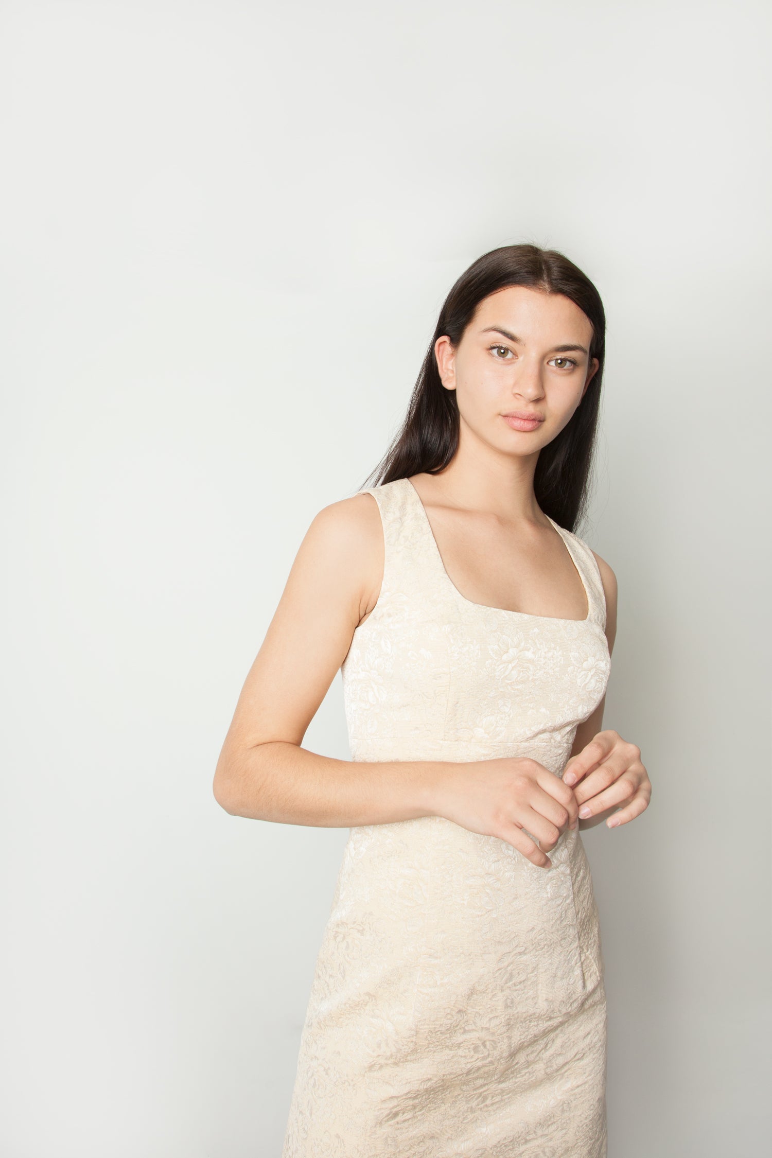 JACQUARD MINI DRESS