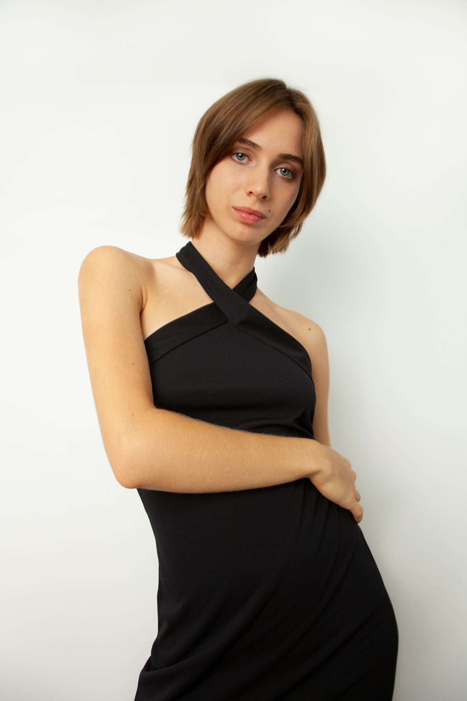 HALTER MINI DRESS