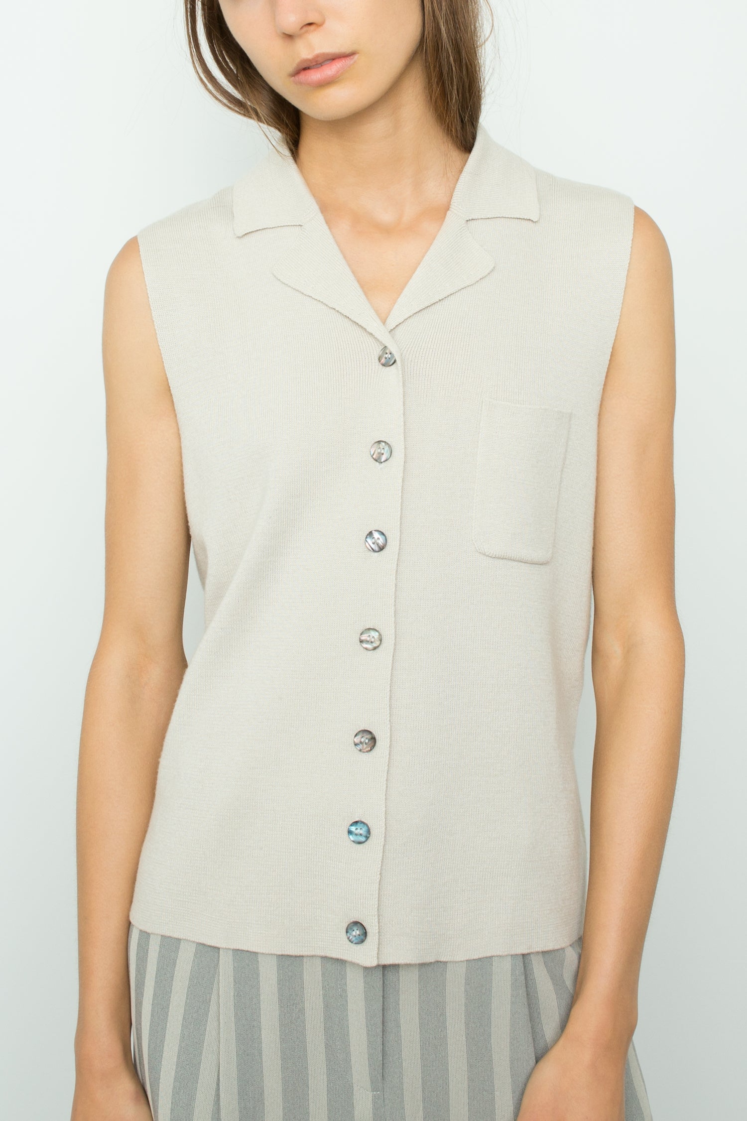 WOOL KNIT TANK