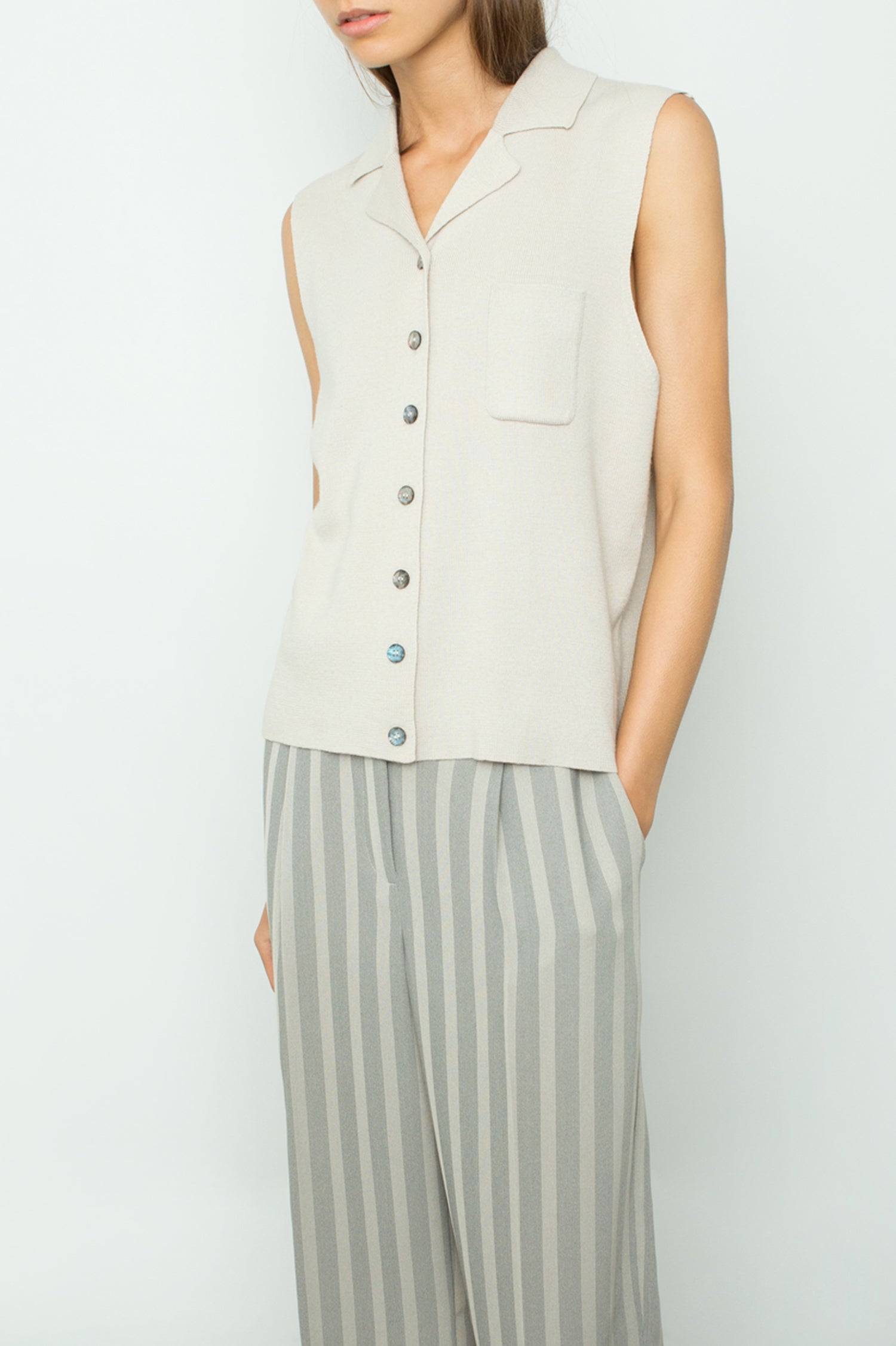 WOOL KNIT TANK