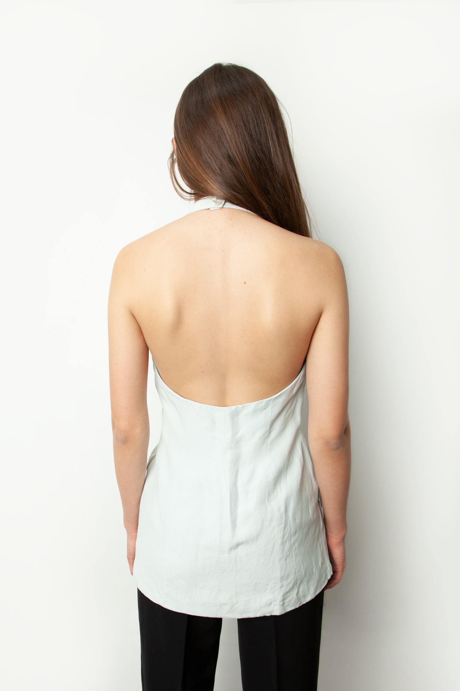 SILK LINEN HALTER