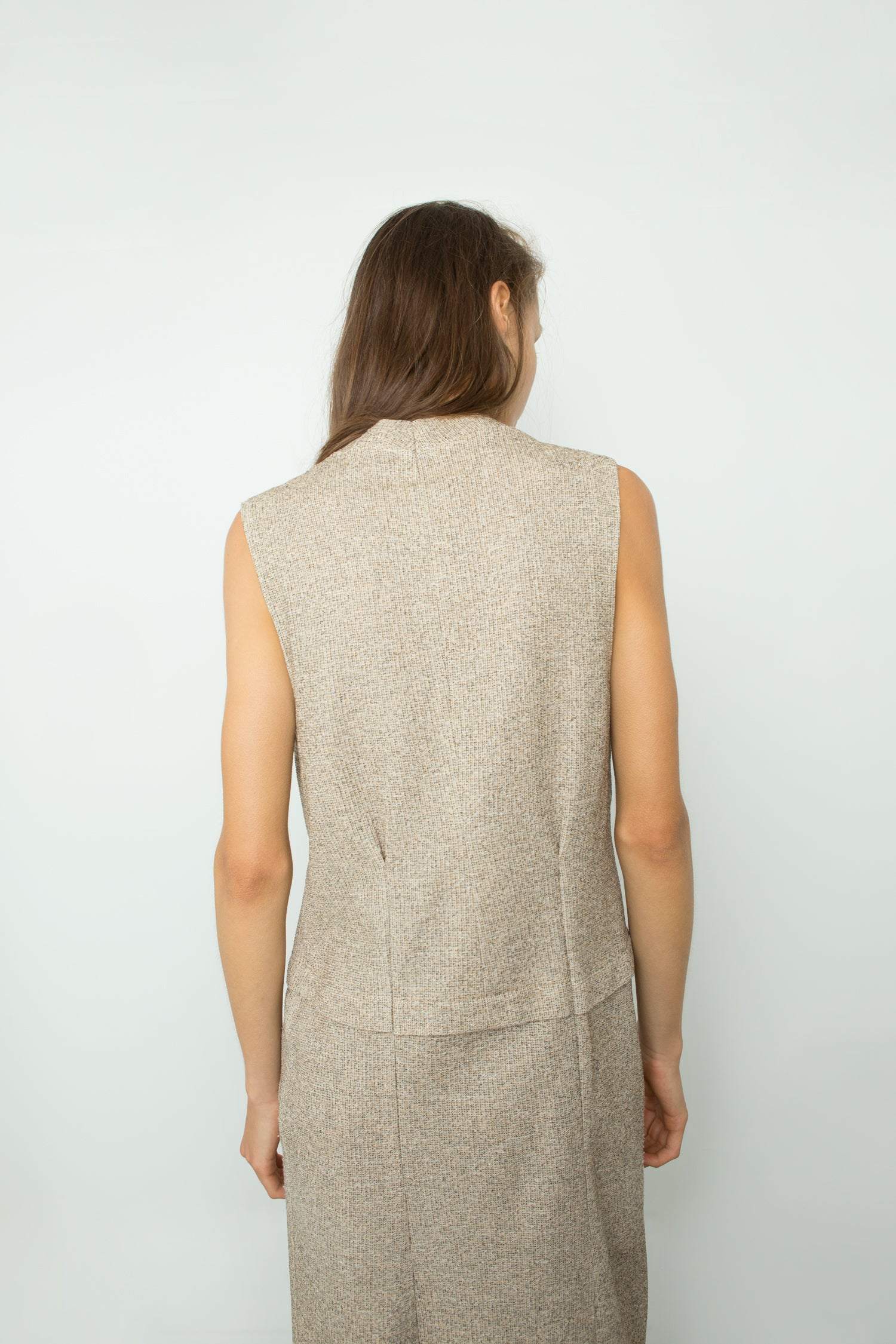 TEXTURED MIDI DRESS