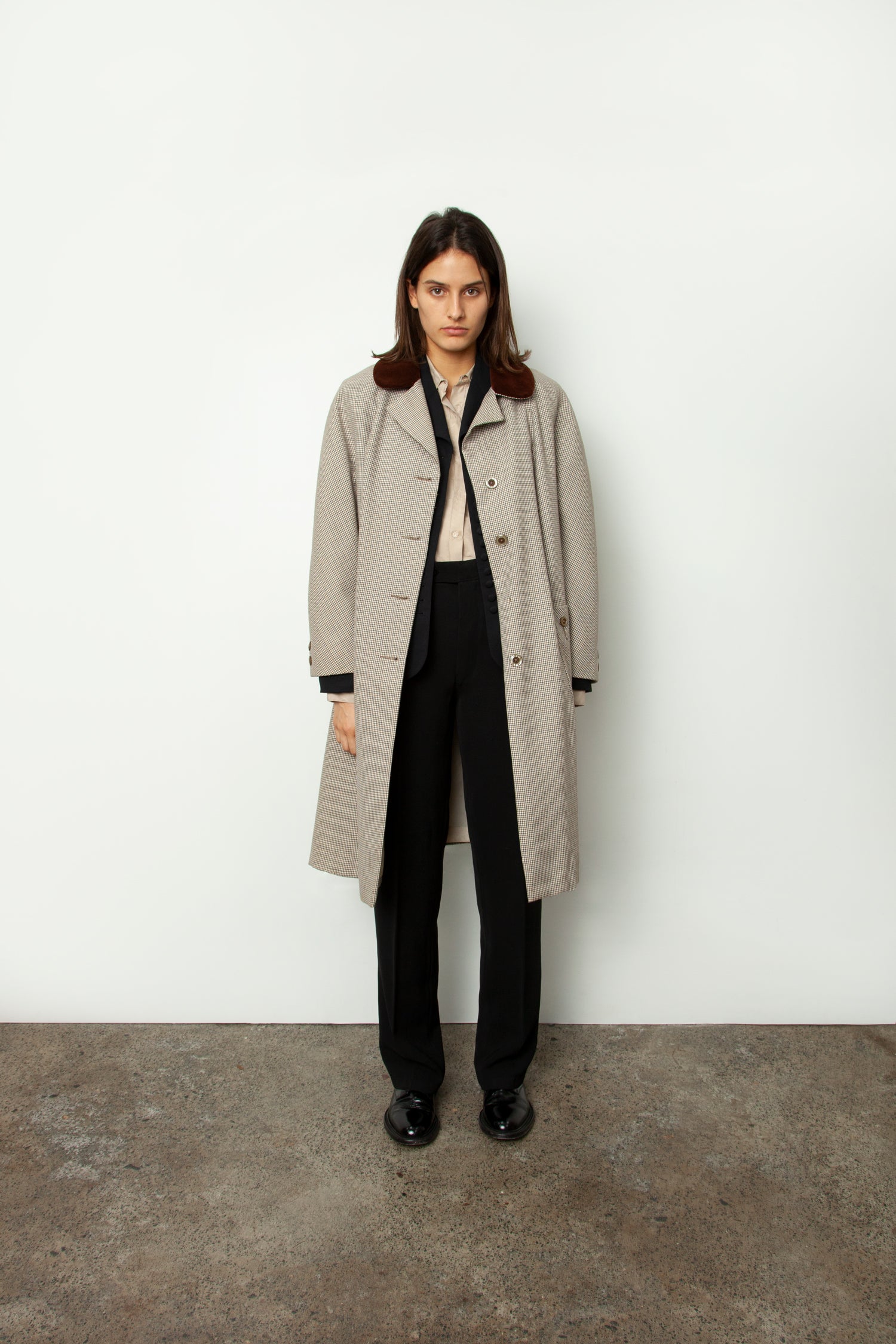 HOUNDSTOOTH COAT