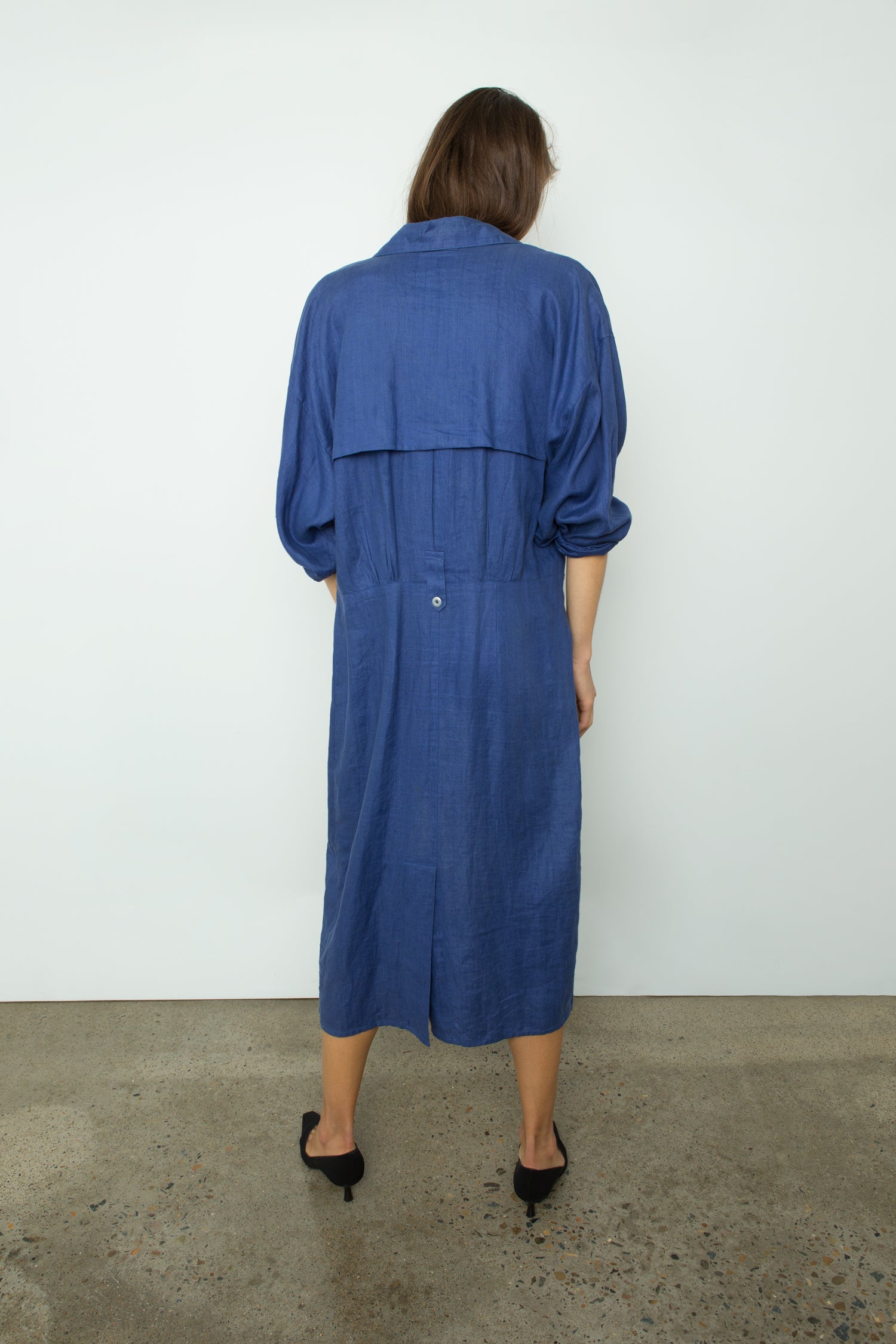 LINEN SHIRT DRESS