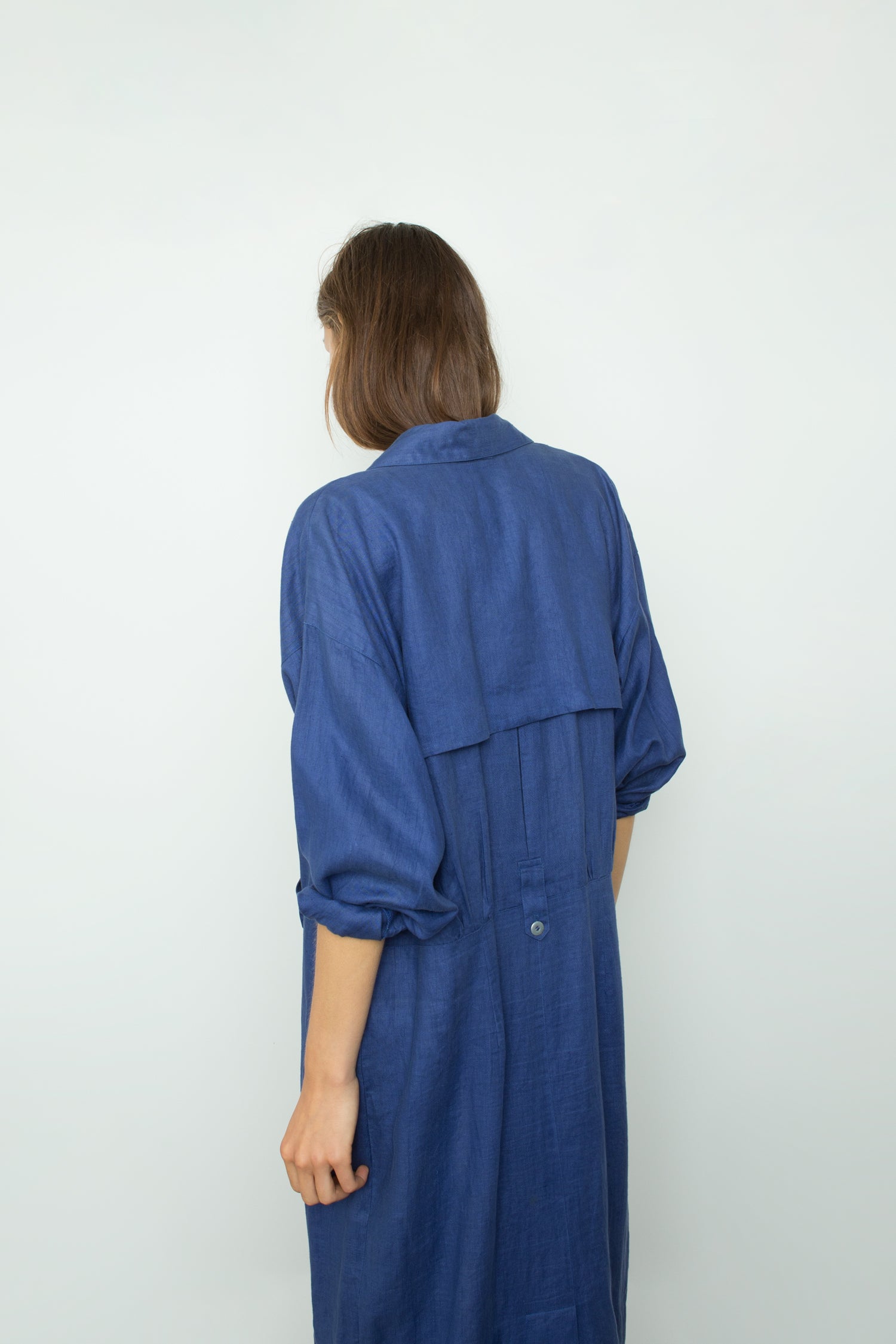 LINEN SHIRT DRESS