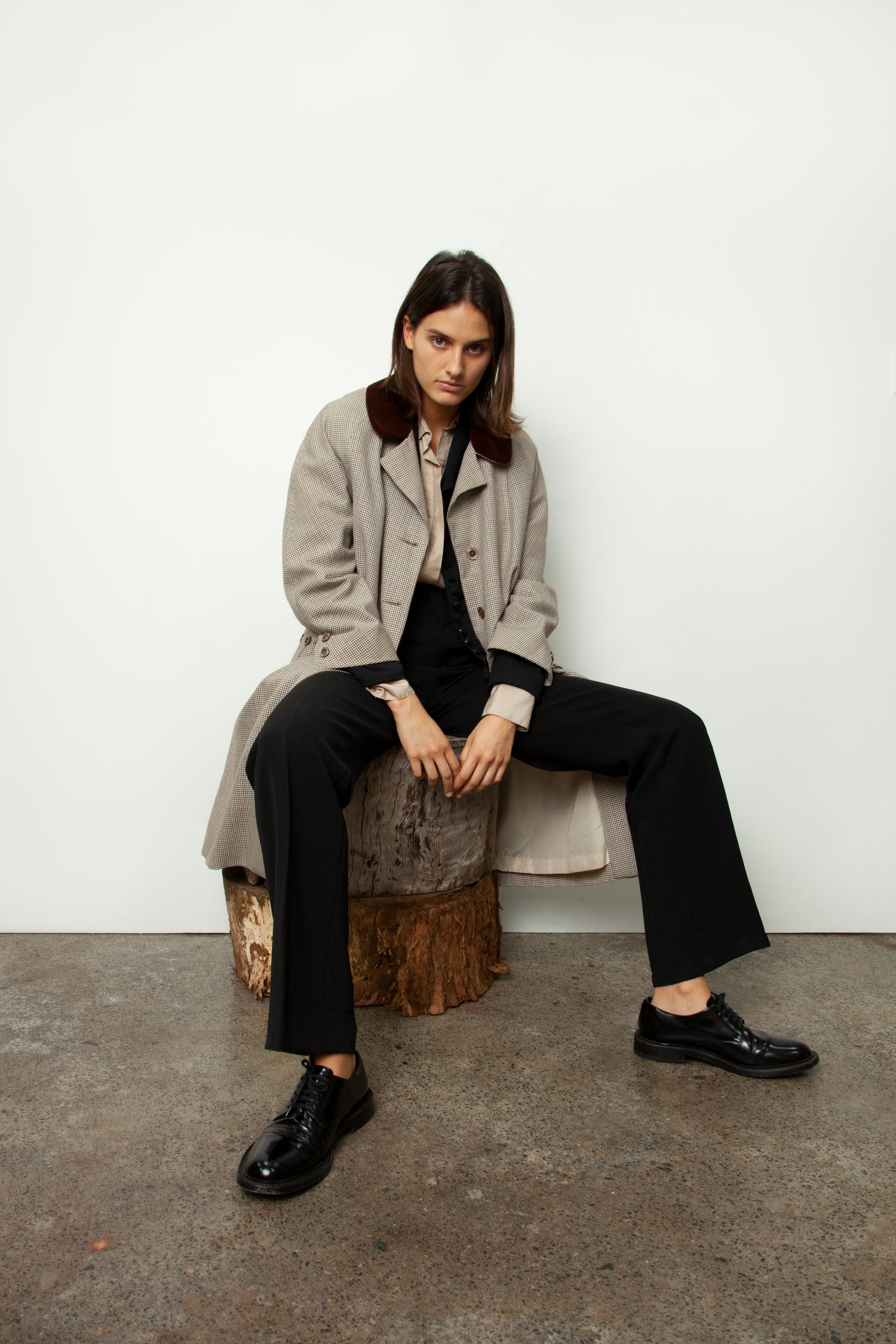HOUNDSTOOTH COAT