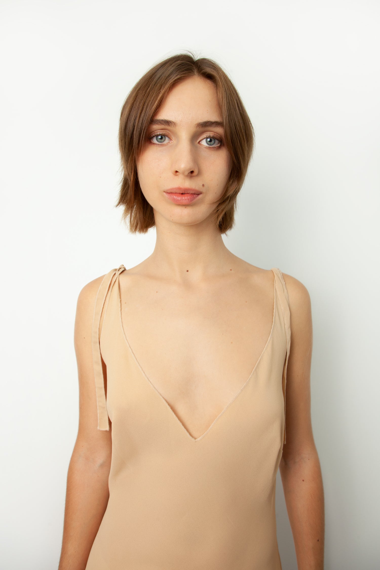BIAS CHIFFON DRESS