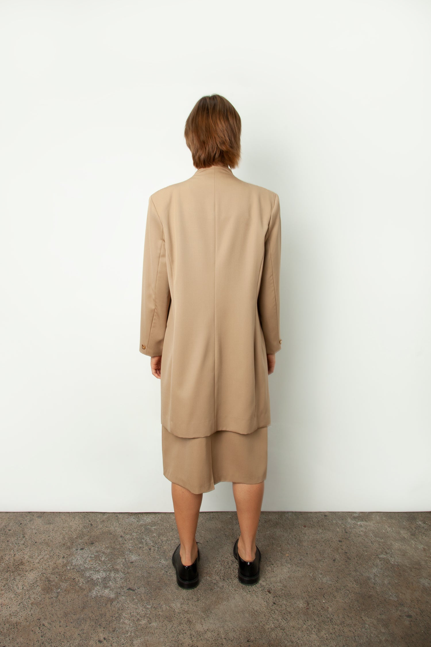 LONGLINE SKIRT SUIT