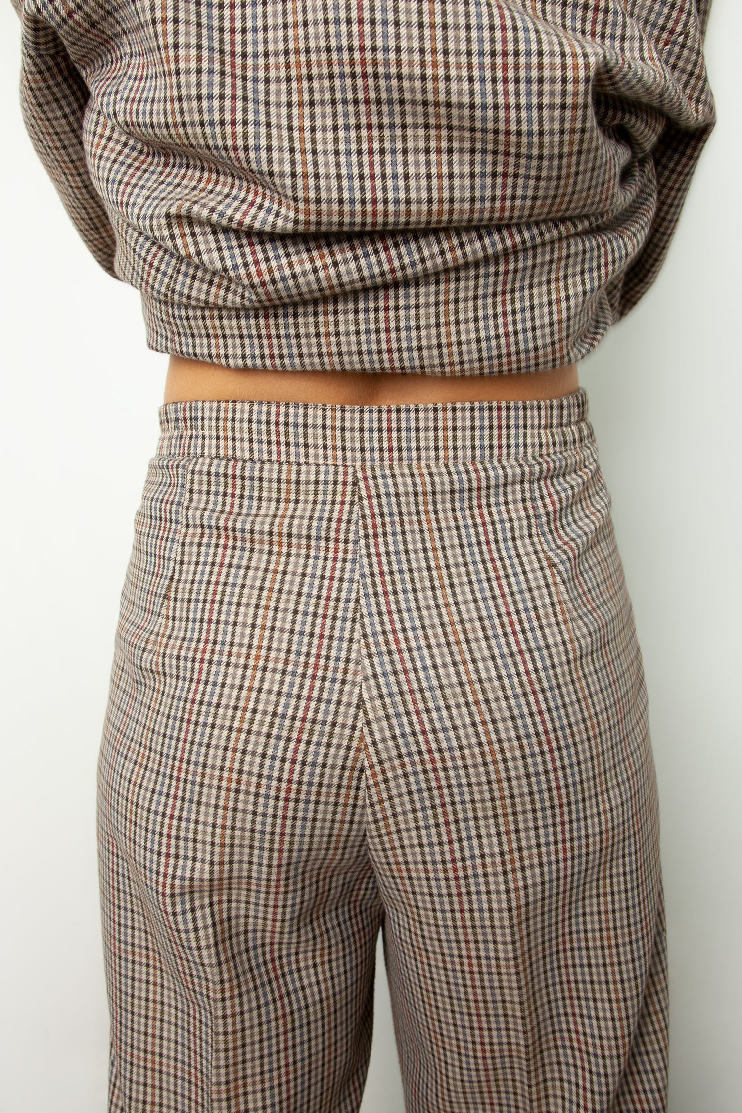 CHECK PANT SUIT