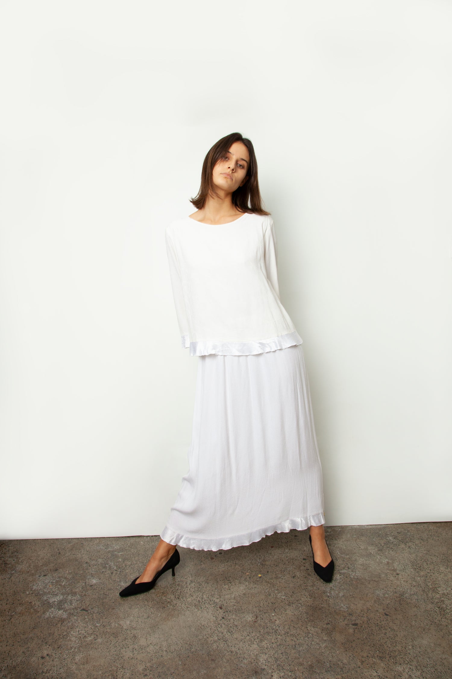 LAYERED TEE DRESS