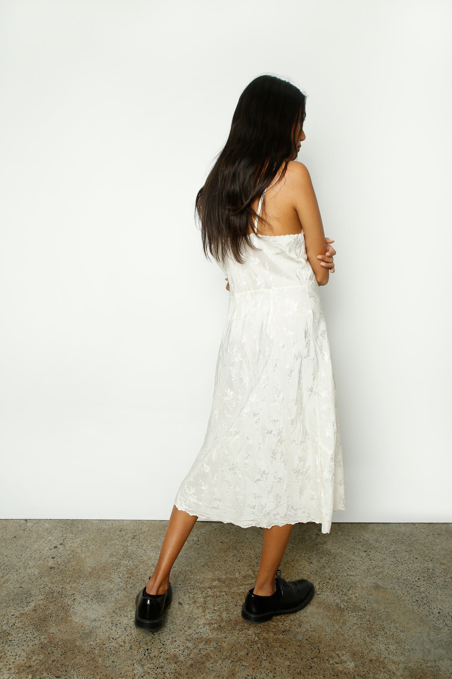 1940s SILK SLIP DRESS