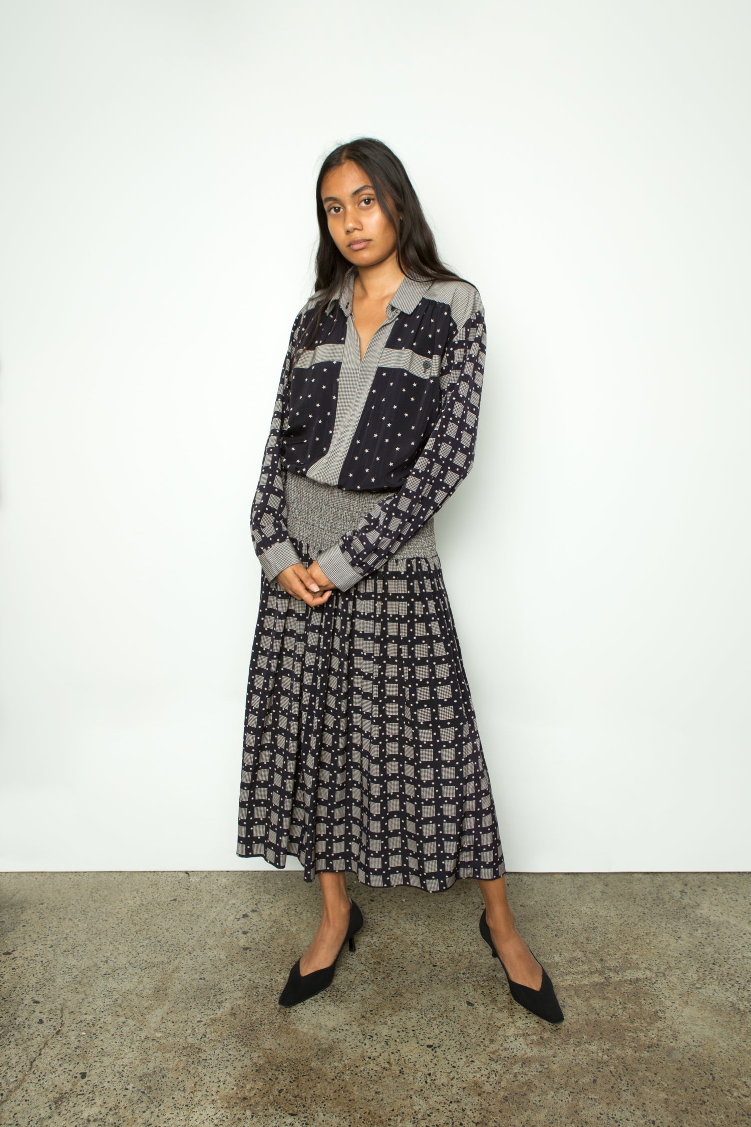 COSMIC MIDI DRESS
