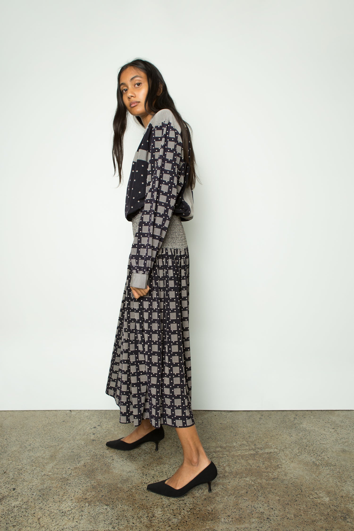 COSMIC MIDI DRESS