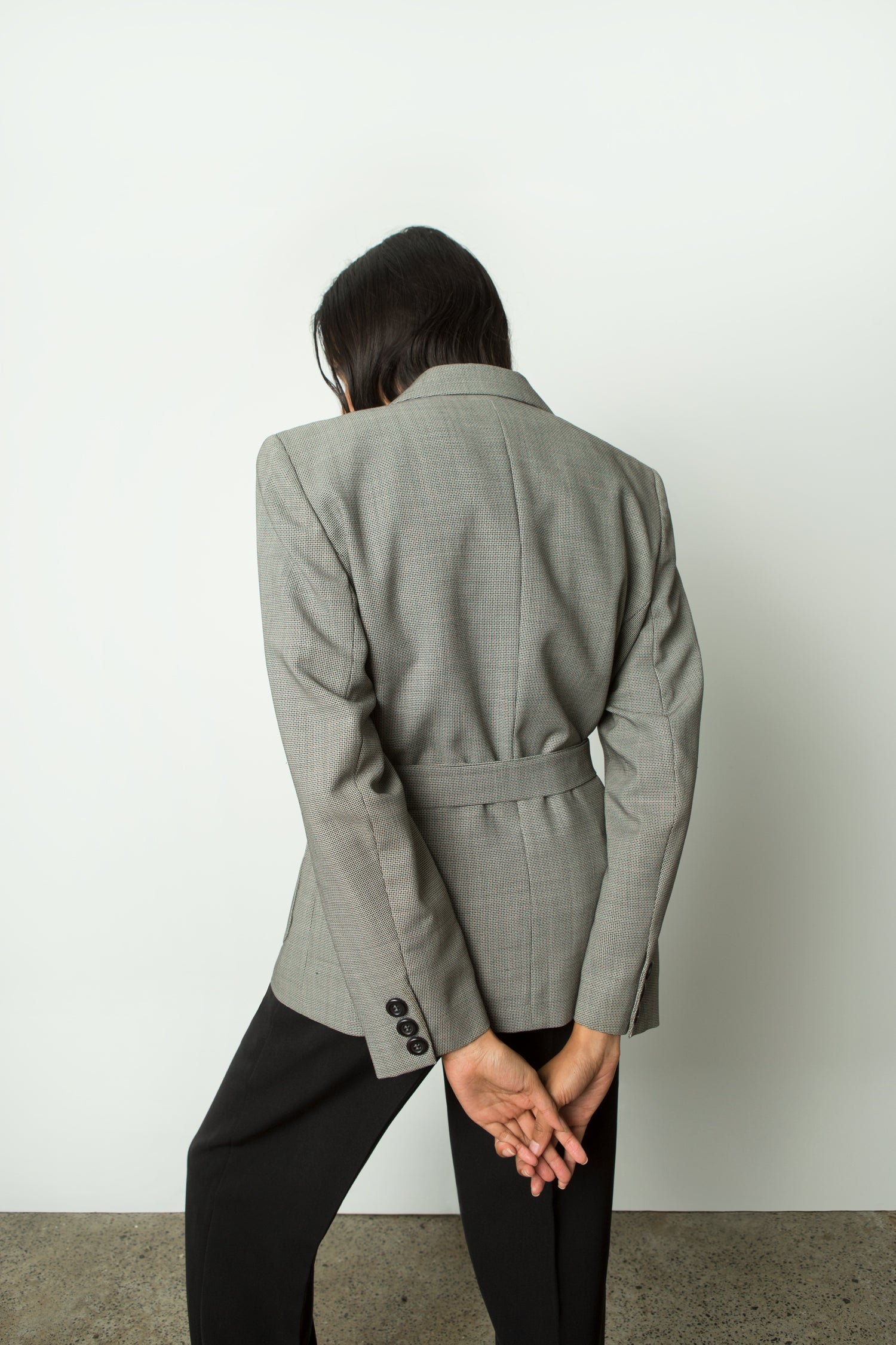 BELTED BLAZER