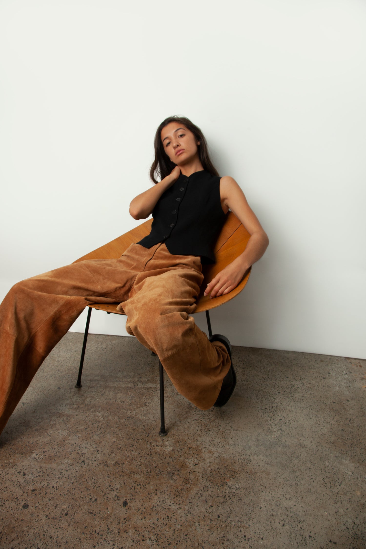 WEEKEND MAX MARA SUEDE PANT