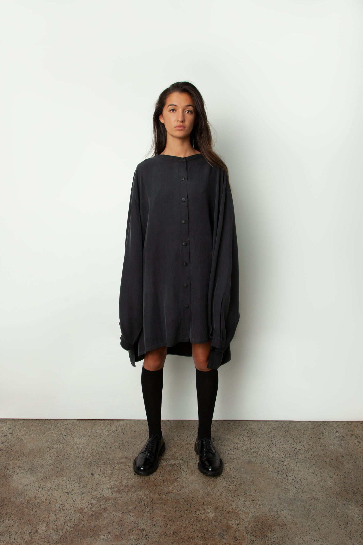 OVERSIZED SILK SHIRT