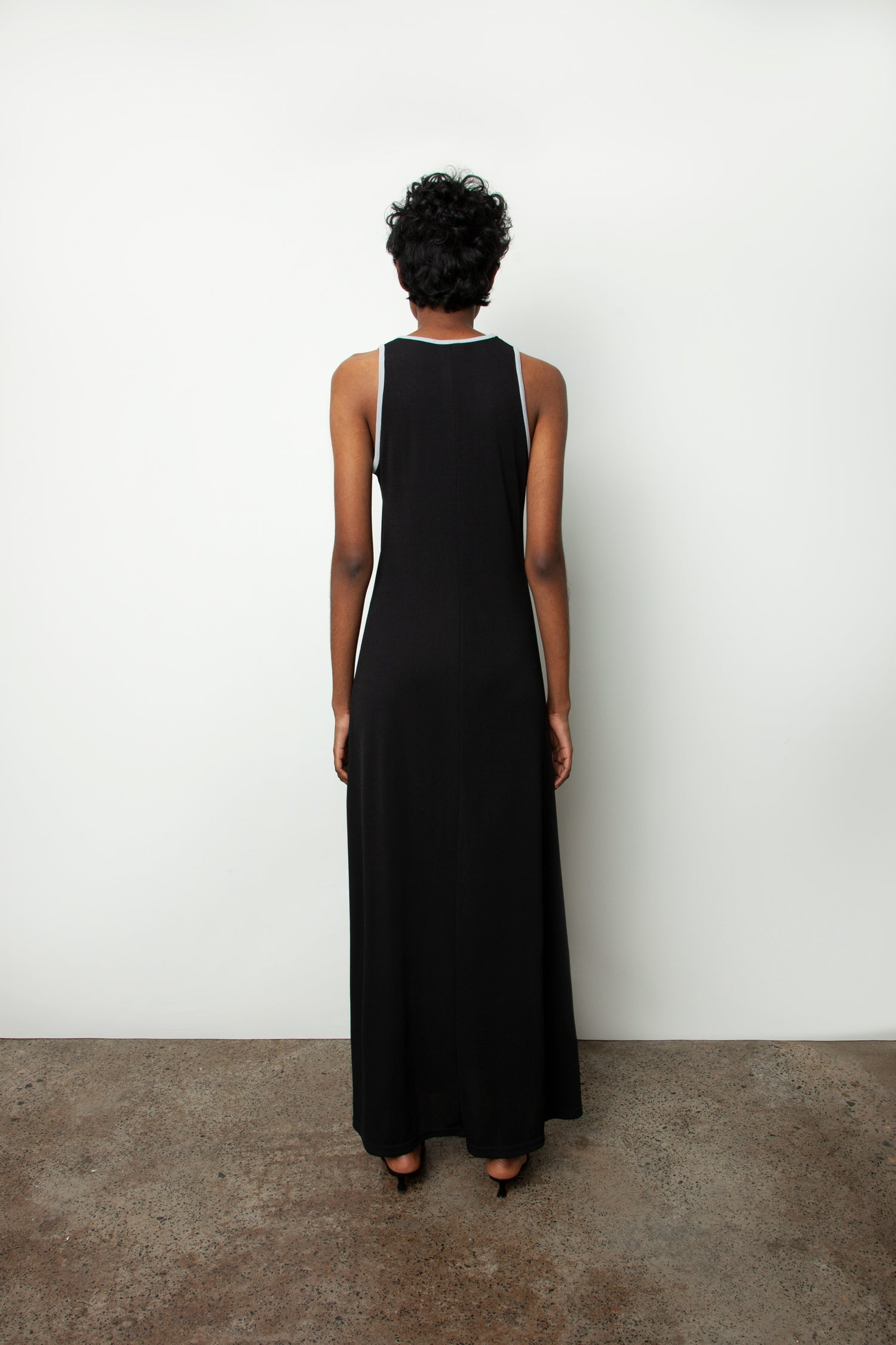 CONTRAST TANK DRESS