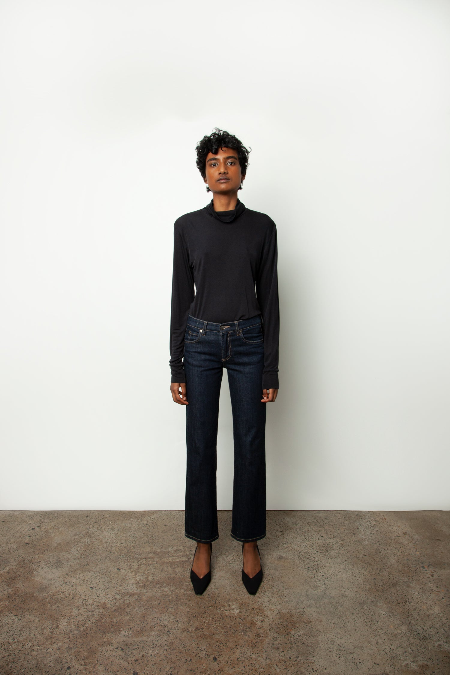 SILK TURTLENECK