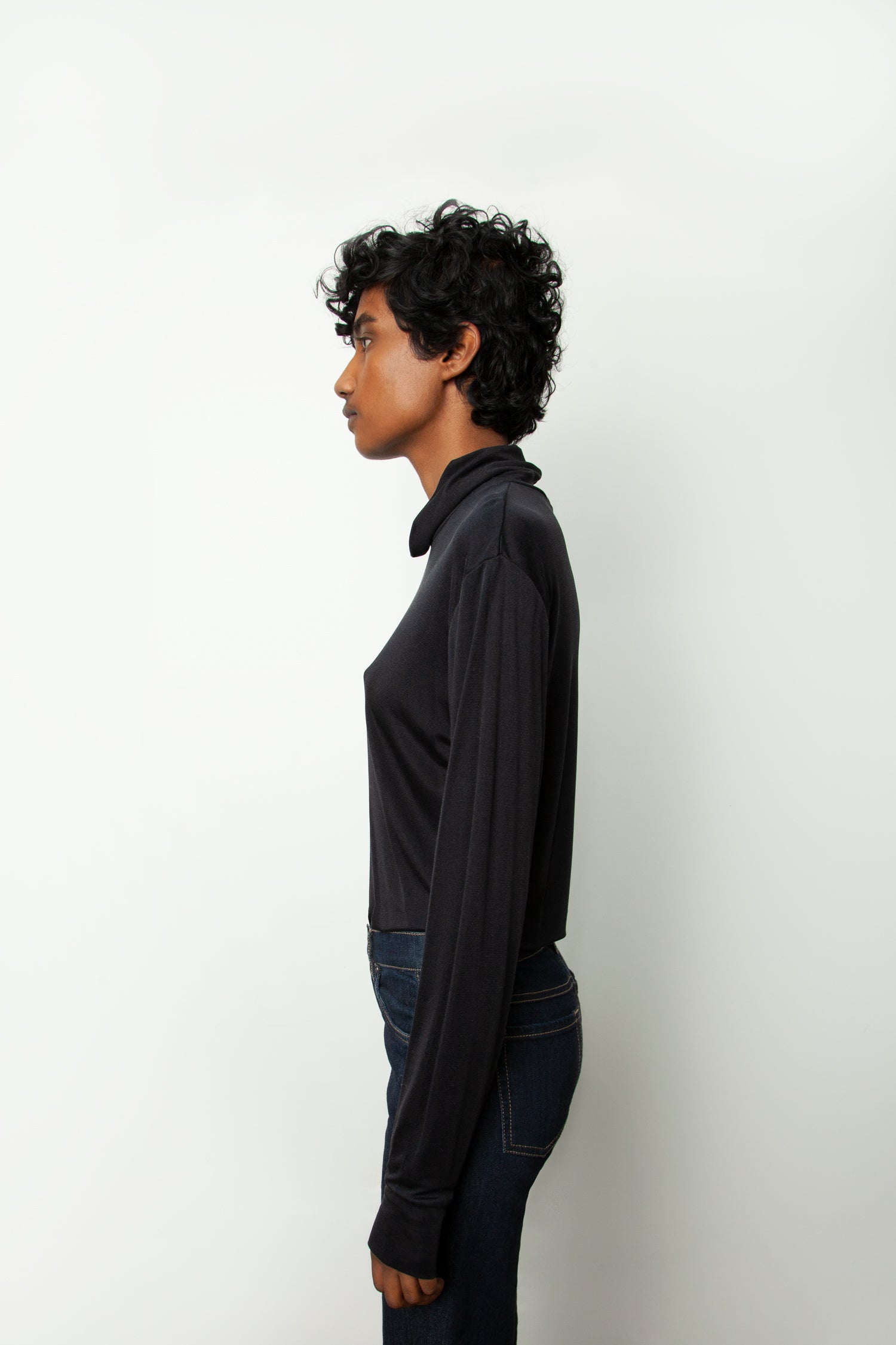 SILK TURTLENECK