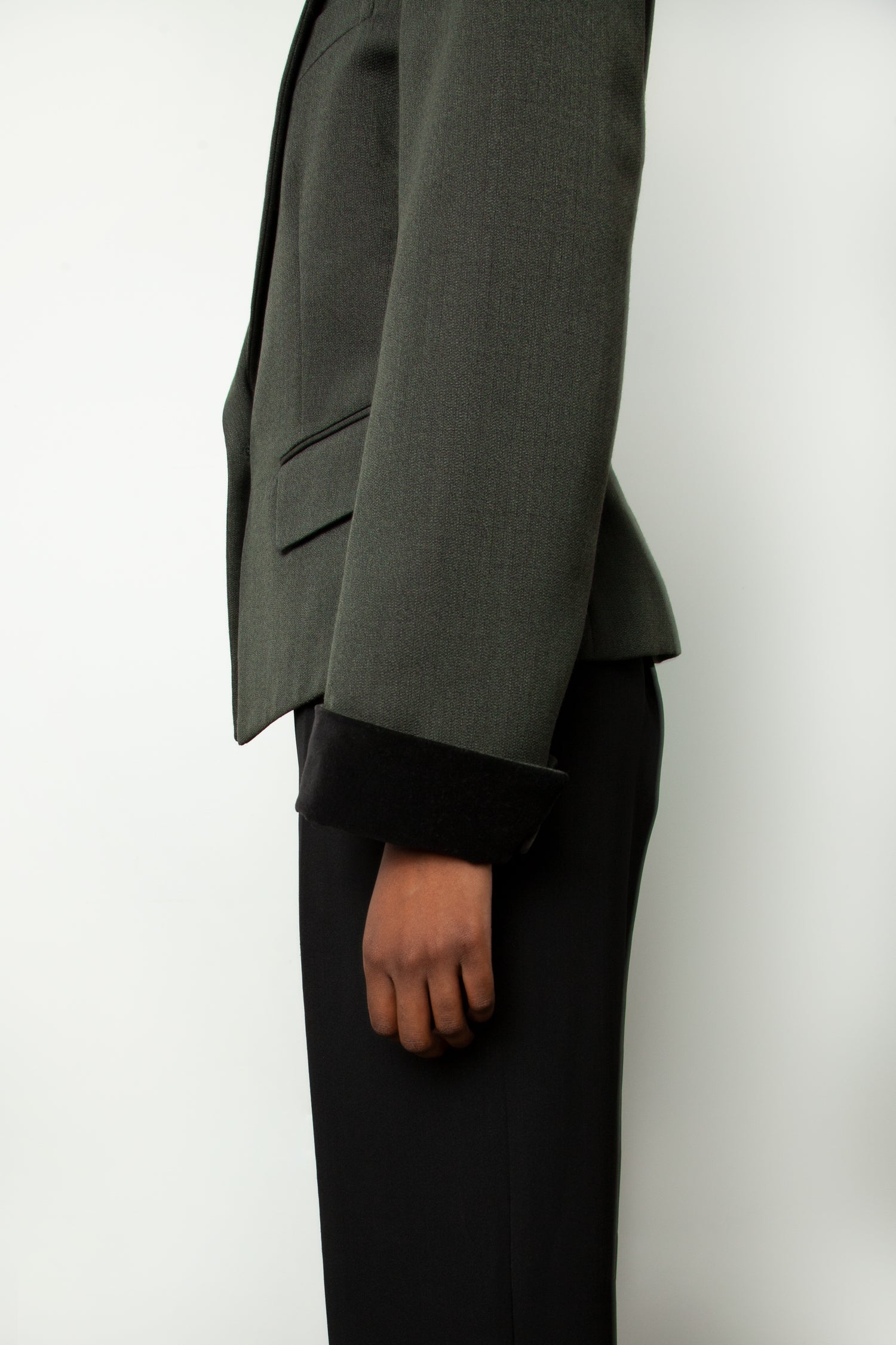 CONTRAST BLAZER
