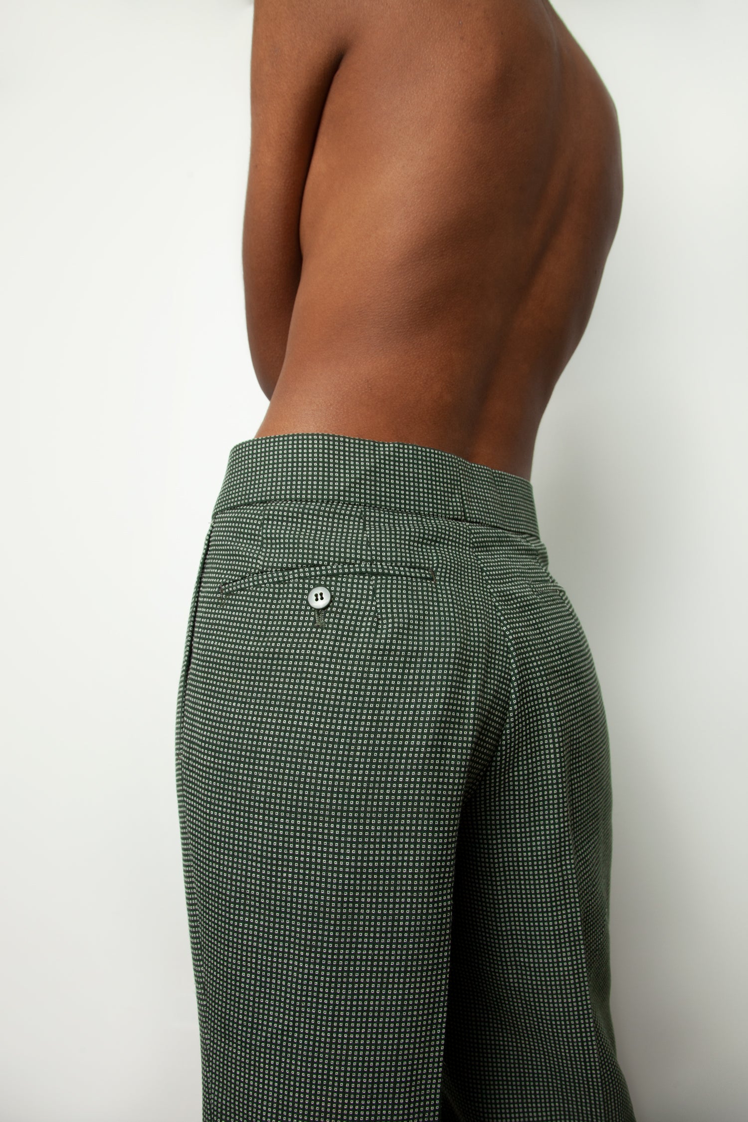PATTERNED MENS TROUSERS