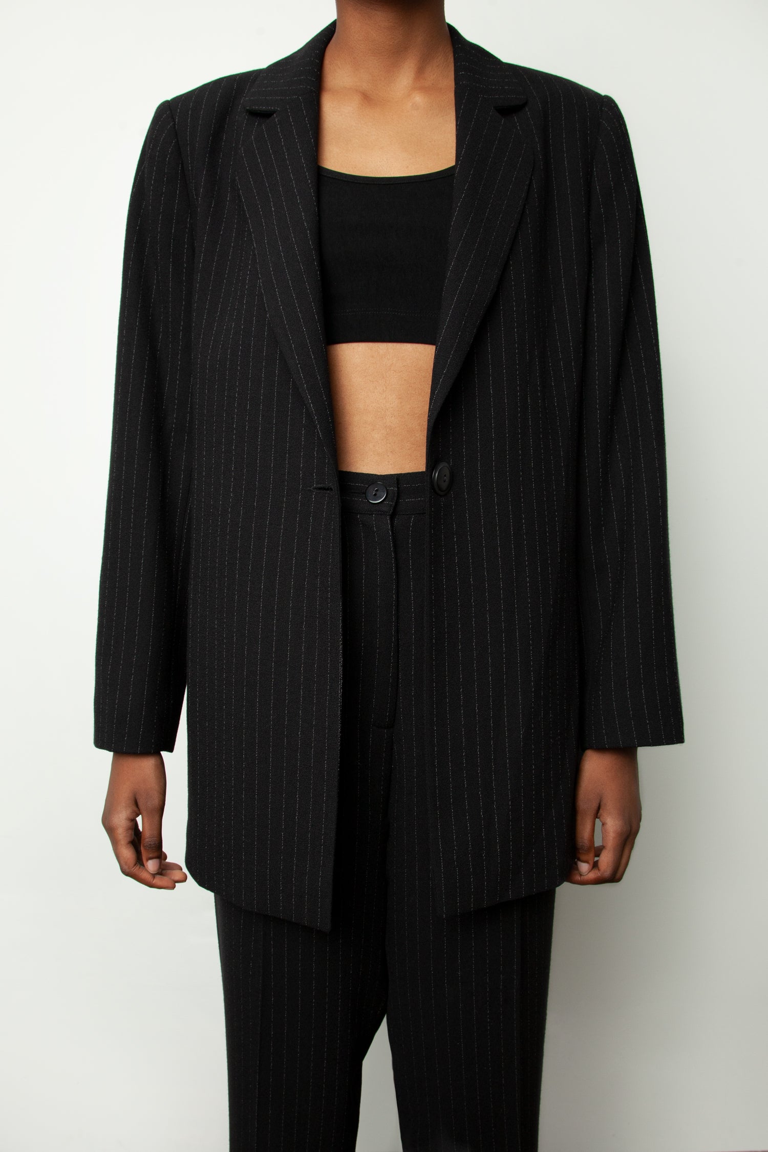 PINSTRIPE PANT SUIT