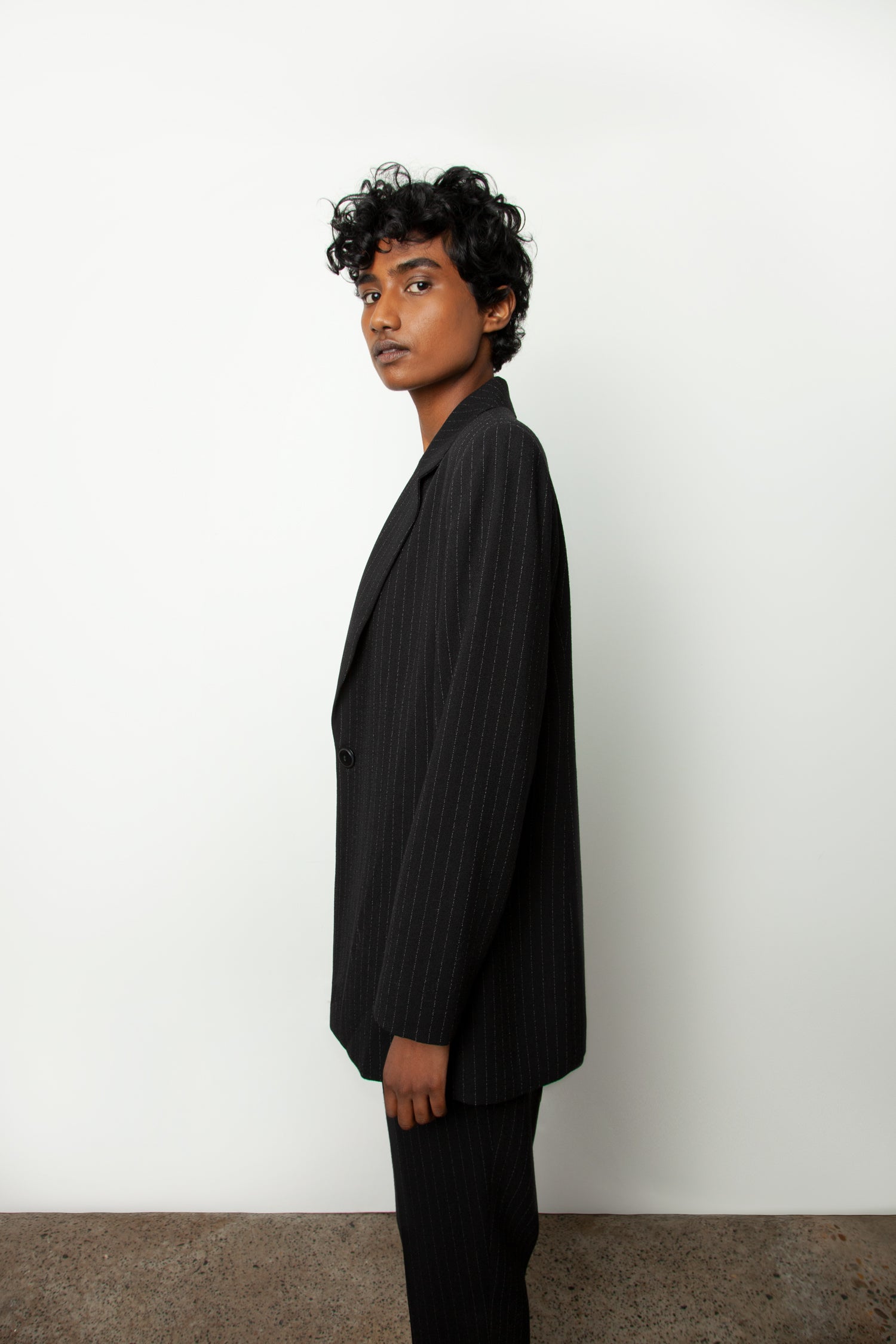 PINSTRIPE PANT SUIT