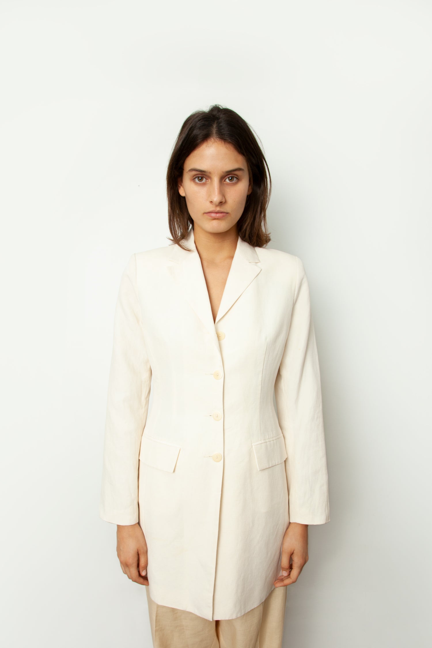 SILK LINEN BLAZER